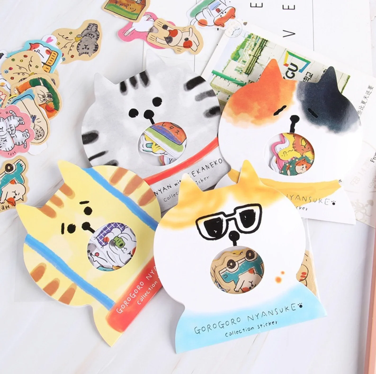 Cat Sticker Flake Pack