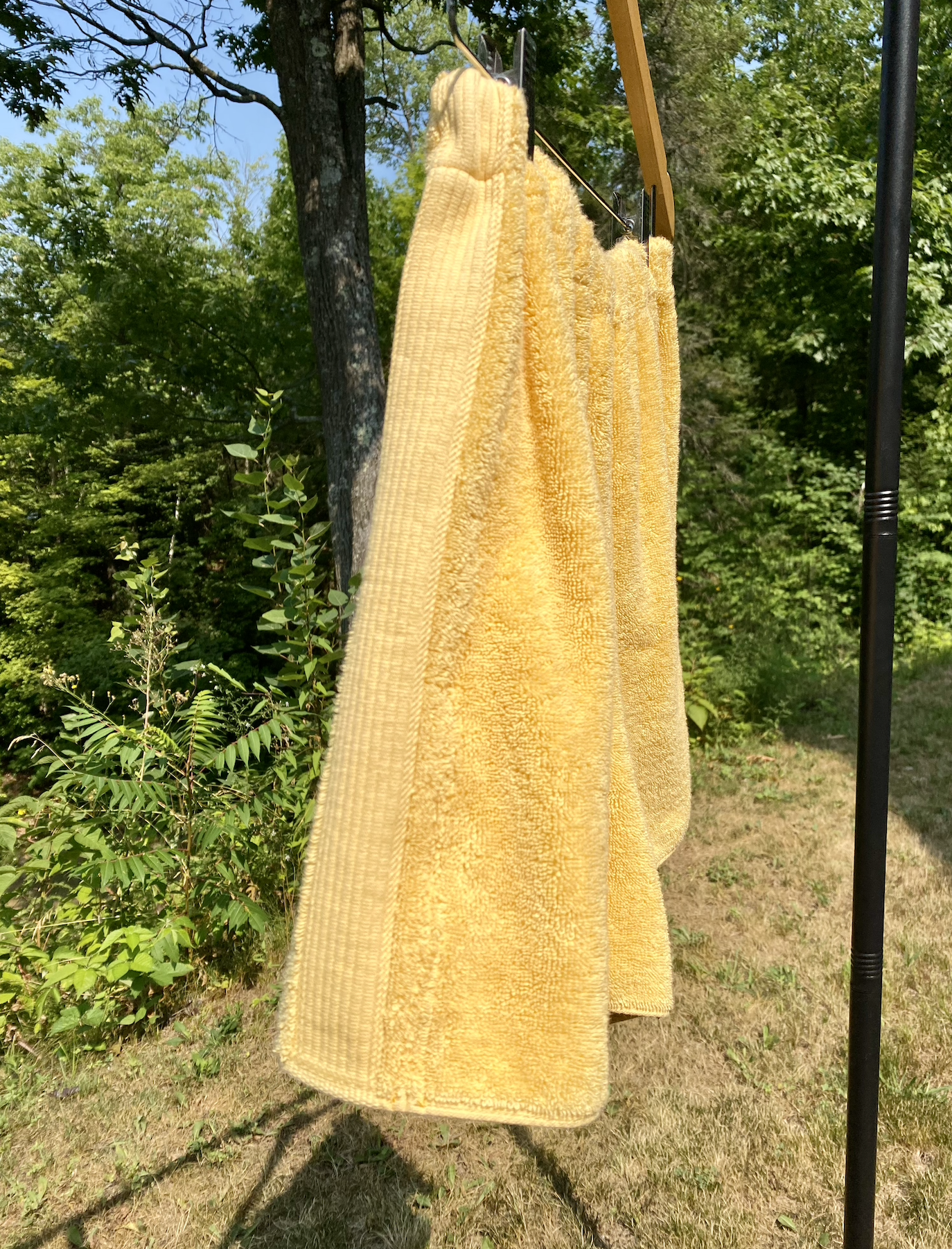 ruby ray yellow towel shorts.png