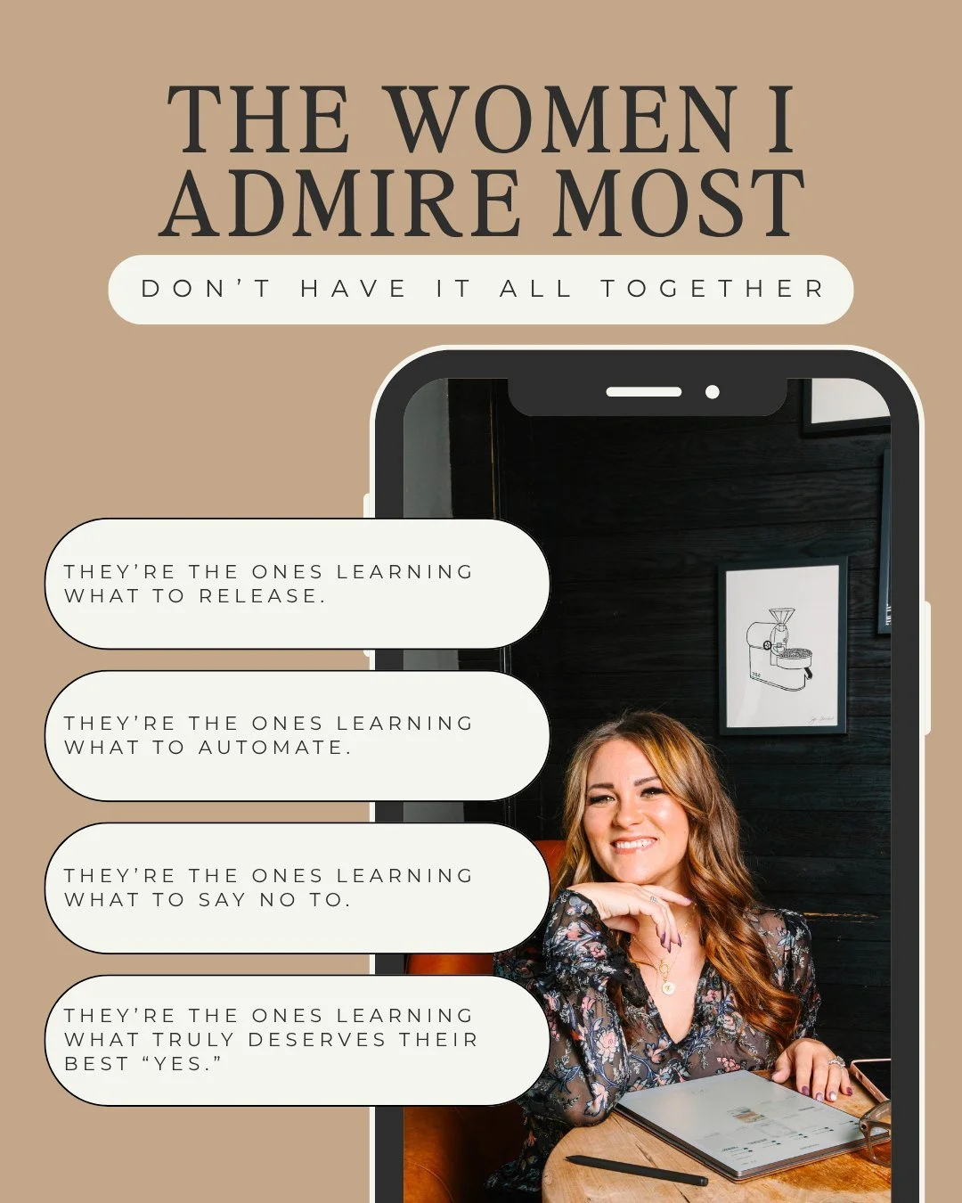 The women I admire most are not the ones doing it all. They&rsquo;re the ones learning what to release, what to automate, what to say no to, and what truly deserves their best yes. That&rsquo;s leadership too.