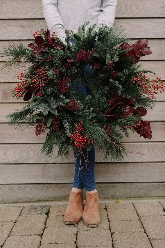Winter Wreath Workshop with a wine tasting & Charcuterie!