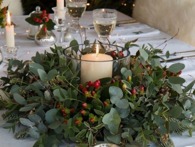 Festive Lights Holiday Centerpiece