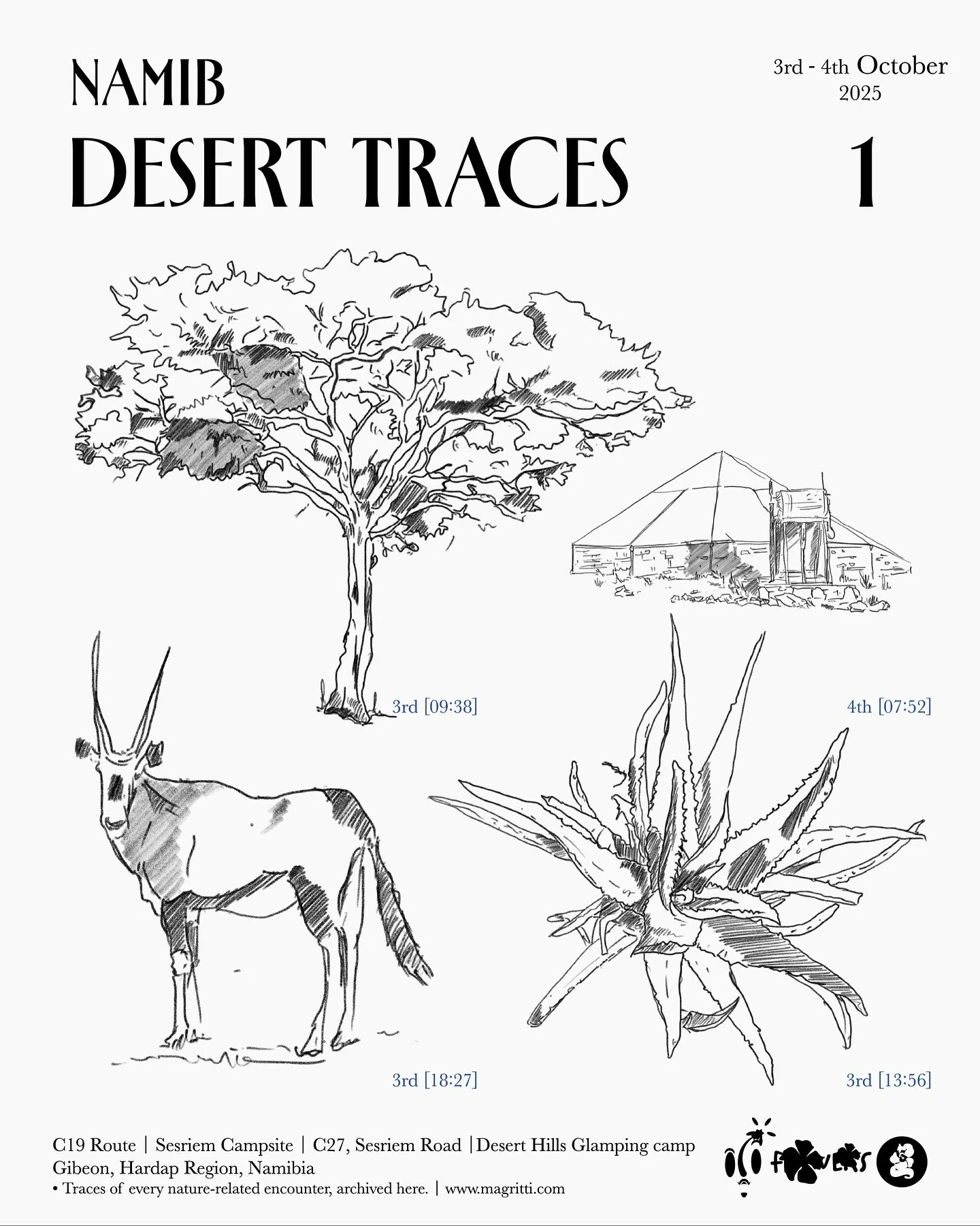 A drive through the Namib Desert Part 1. A few natural fragments I came across and sketched in pencil on Fresco, from Mariental to Sossusvlei along the C19 Route.

&hellip;

#magritti #magrittidesign #magrittiarchives 

#designstudio #creativestudio 