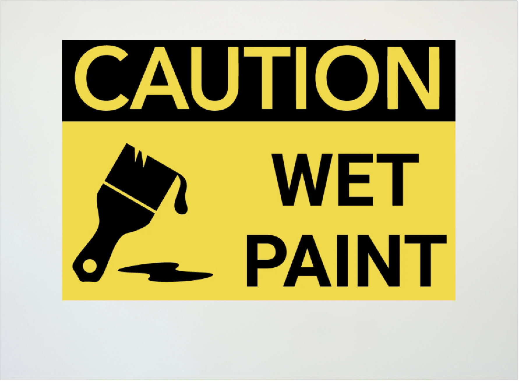 WET PAINT