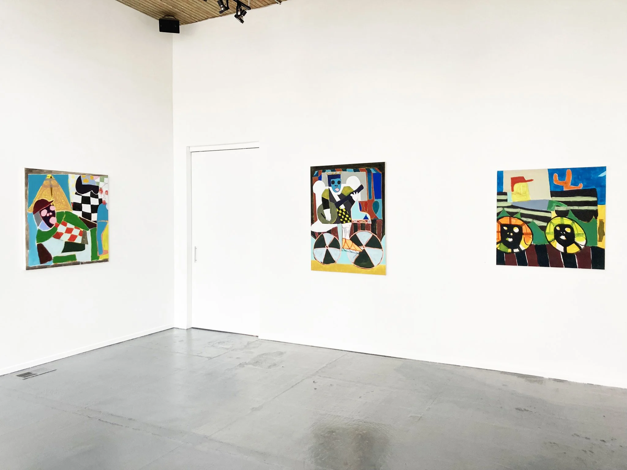 installation views of the exhibition TAJ MATUMBI: RISE AND SHINE, March 15 to May 3, 2024