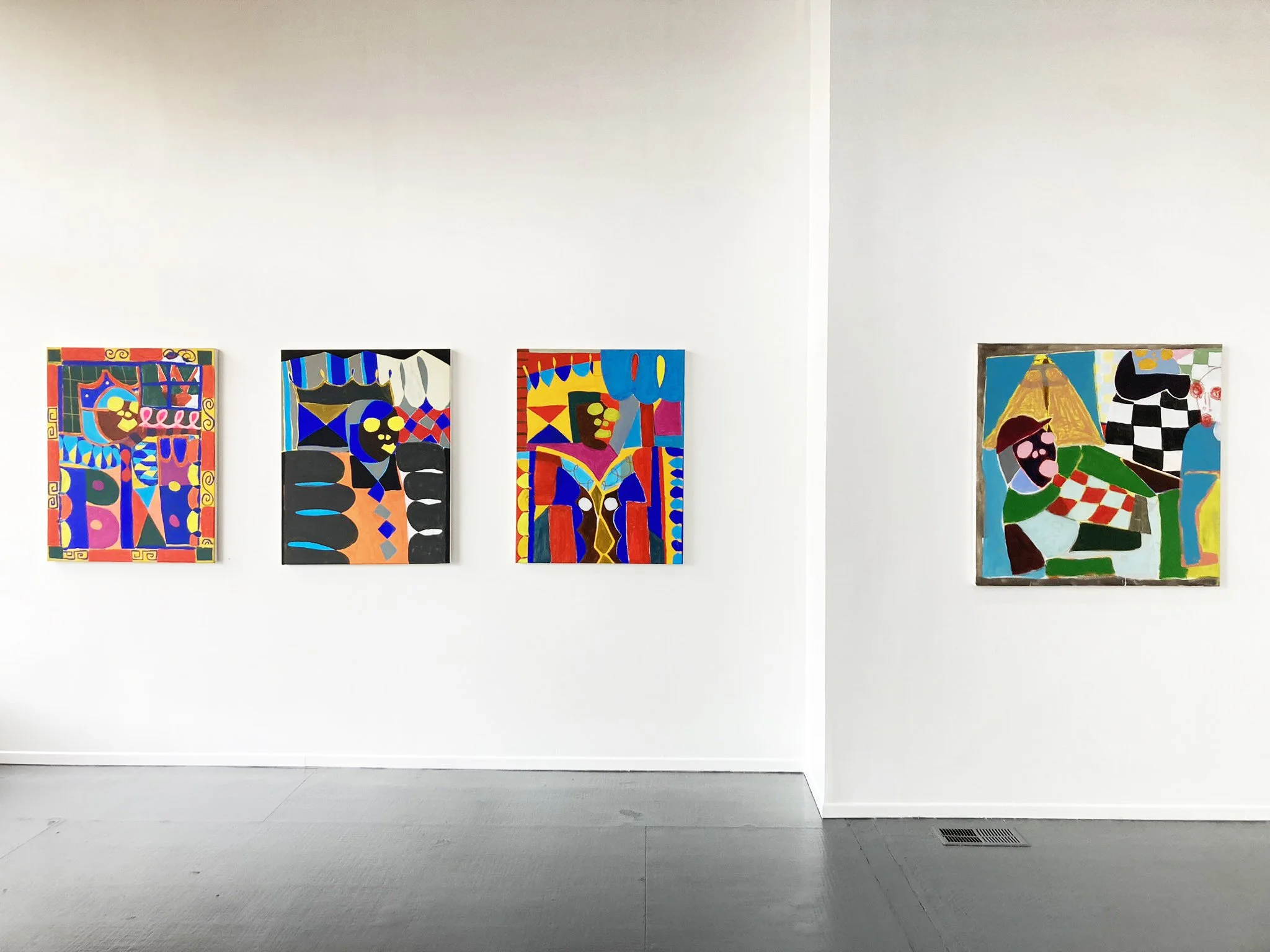 installation views of the exhibition TAJ MATUMBI: RISE AND SHINE, March 15 to May 3, 2024