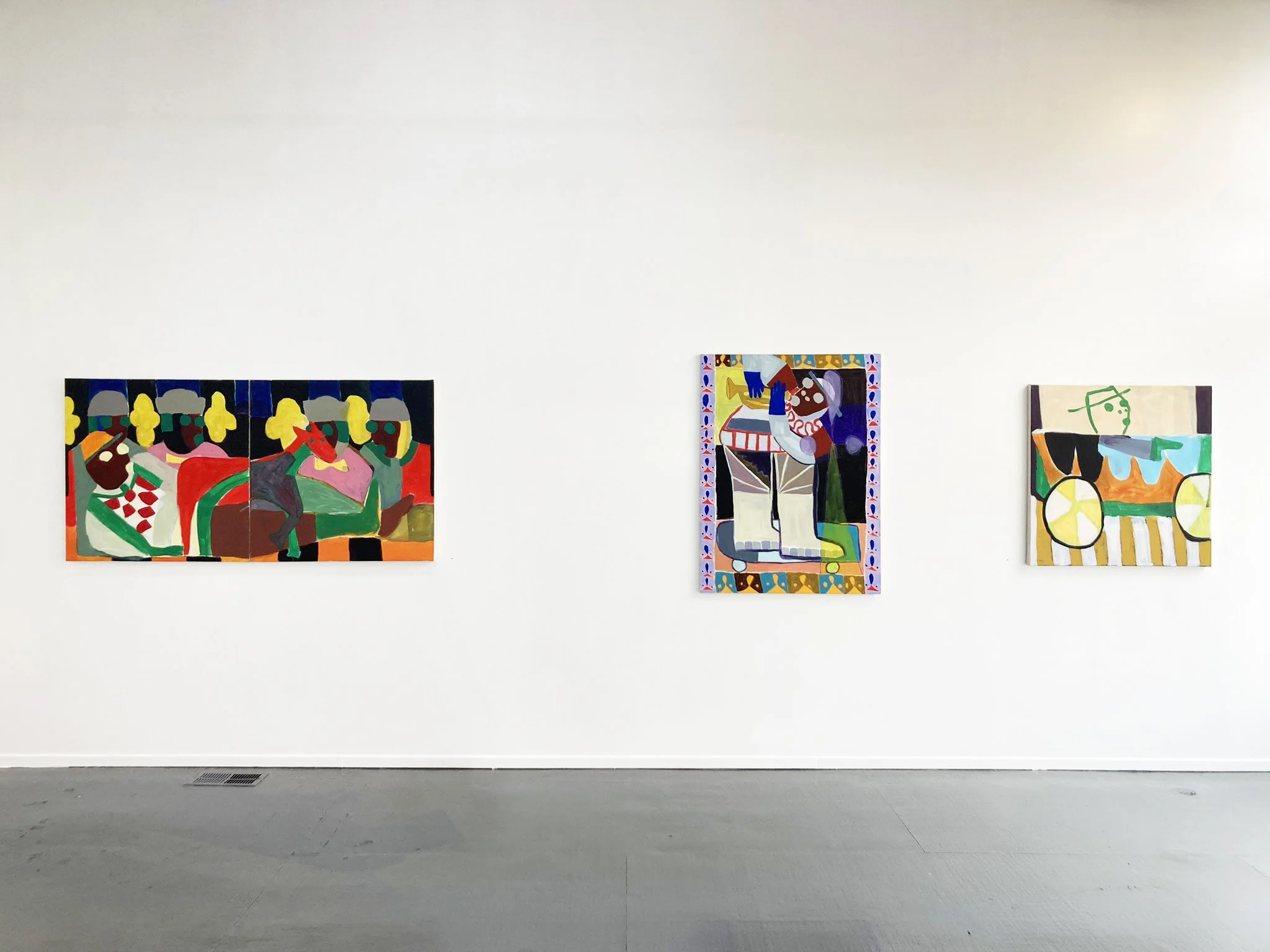 installation views of the exhibition TAJ MATUMBI: RISE AND SHINE, March 15 to May 3, 2024