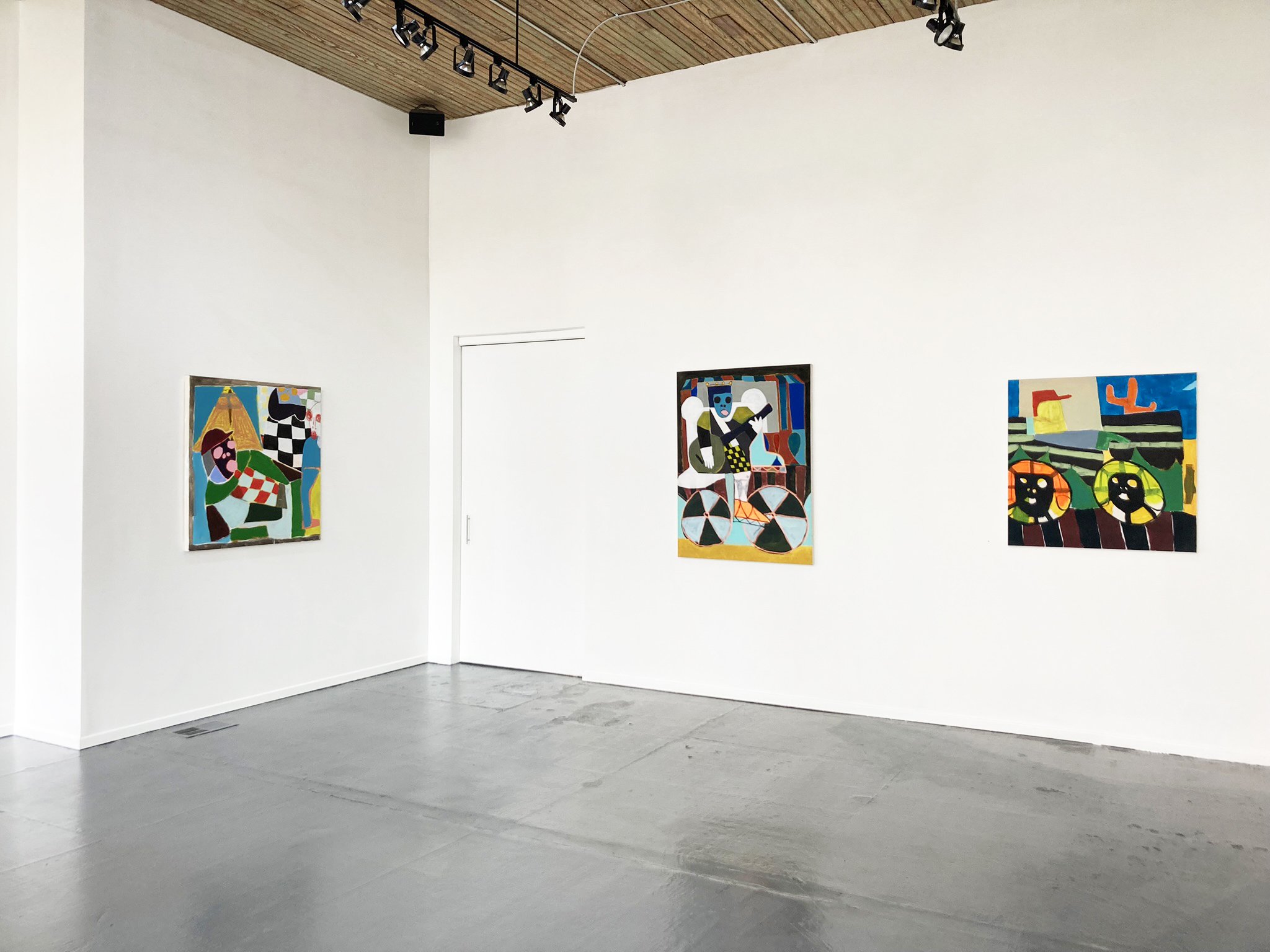 installation views of the exhibition TAJ MATUMBI: RISE AND SHINE, March 15 to May 3, 2024