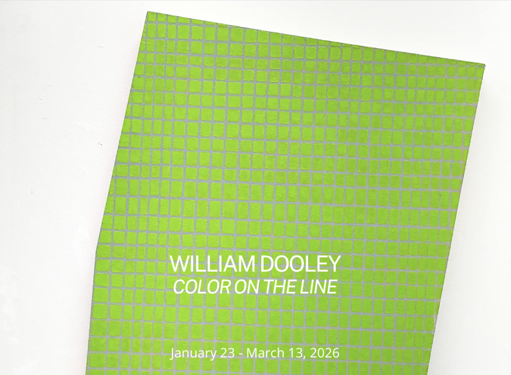 WILLIAM DOOLEY: COLOR ON THE LINE