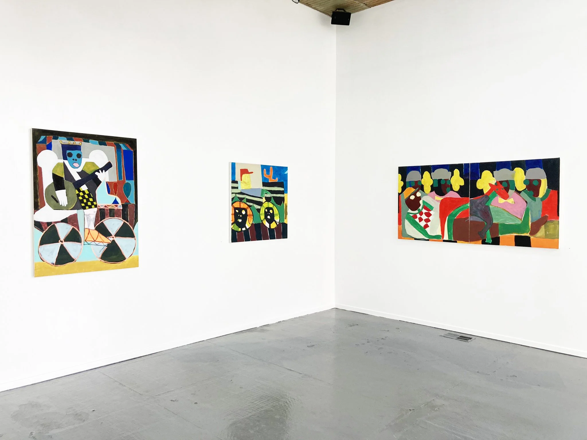 installation views of the exhibition TAJ MATUMBI: RISE AND SHINE, March 15 to May 3, 2024