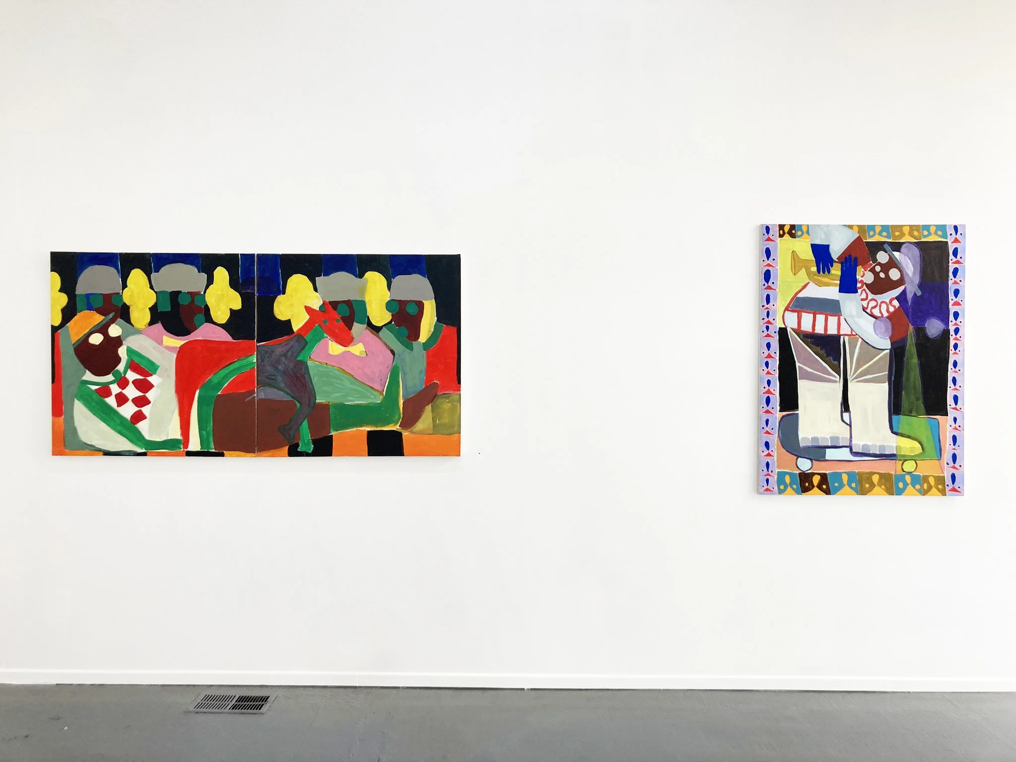 installation views of the exhibition TAJ MATUMBI: RISE AND SHINE, March 15 to May 3, 2024