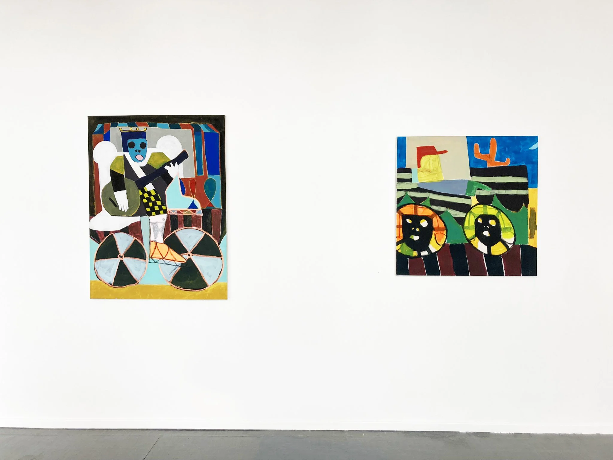 installation views of the exhibition TAJ MATUMBI: RISE AND SHINE, March 15 to May 3, 2024
