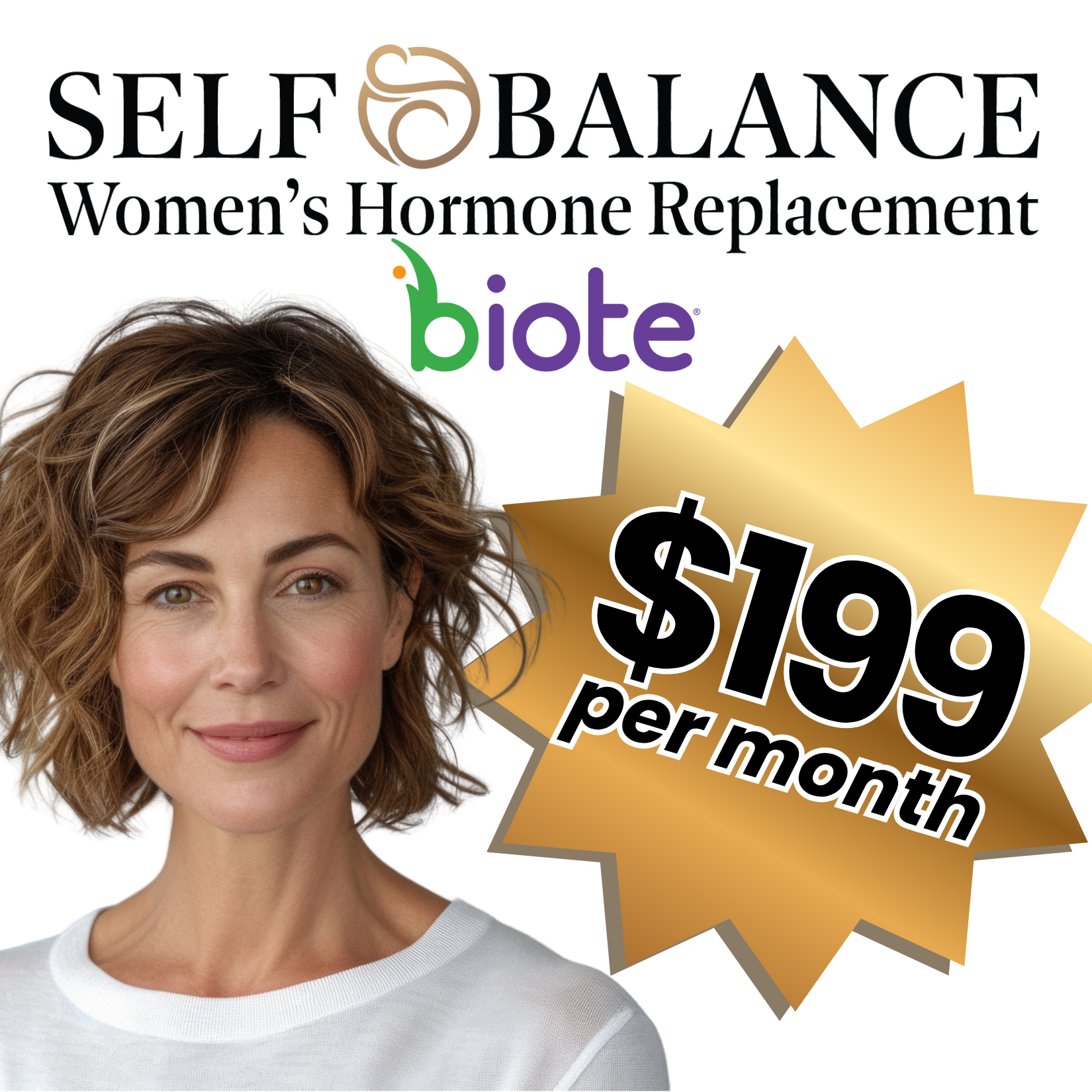 Women's Bioidentical Hormone Replacement (BHRT) Membership, Biote, Pellets
