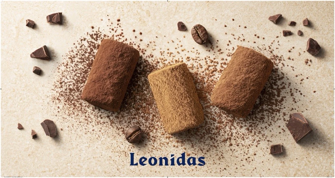 Leonidas Belgische truffels. Koffie, klassiek, puur 85%