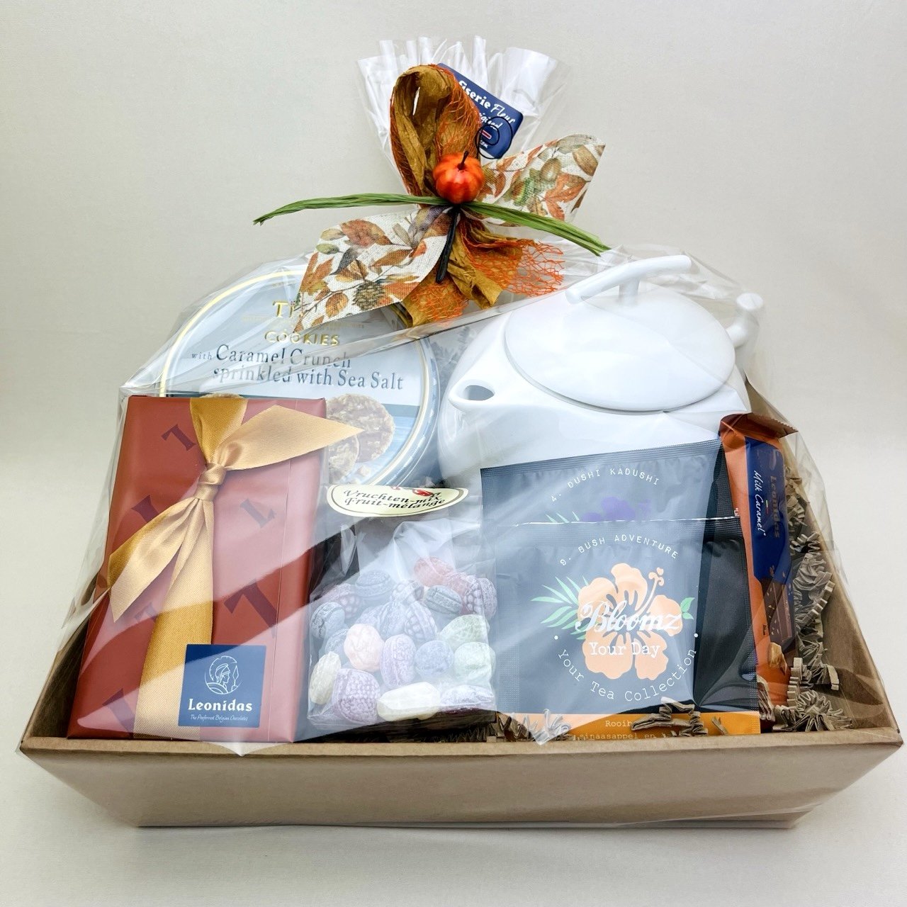 Geschenkmand theepot