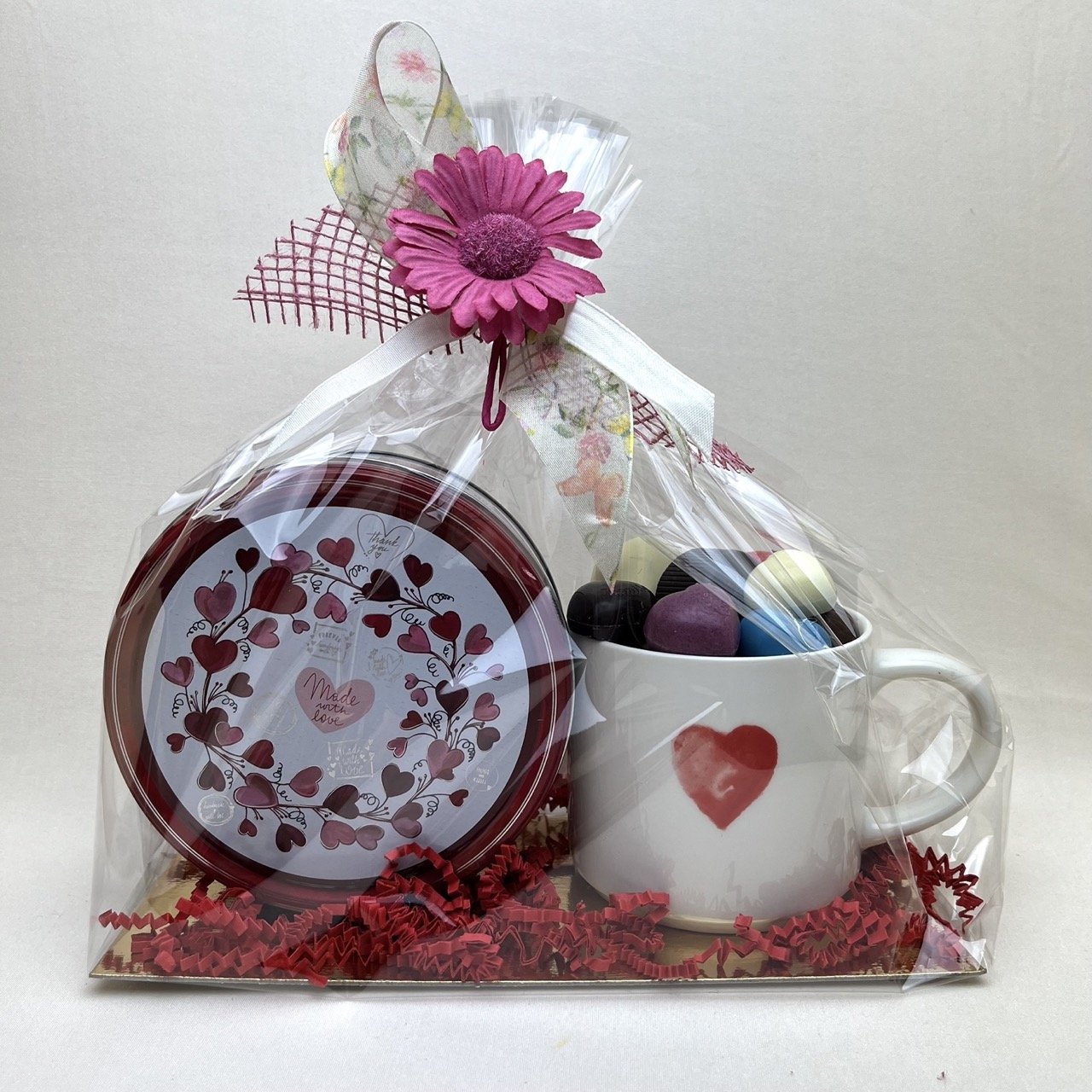 Hartjesmok + 'liefdevol' koekjesblik
