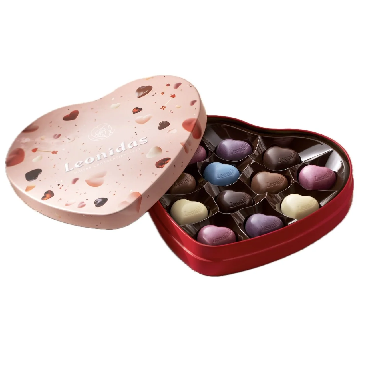 Metalen hart 12 hartjes