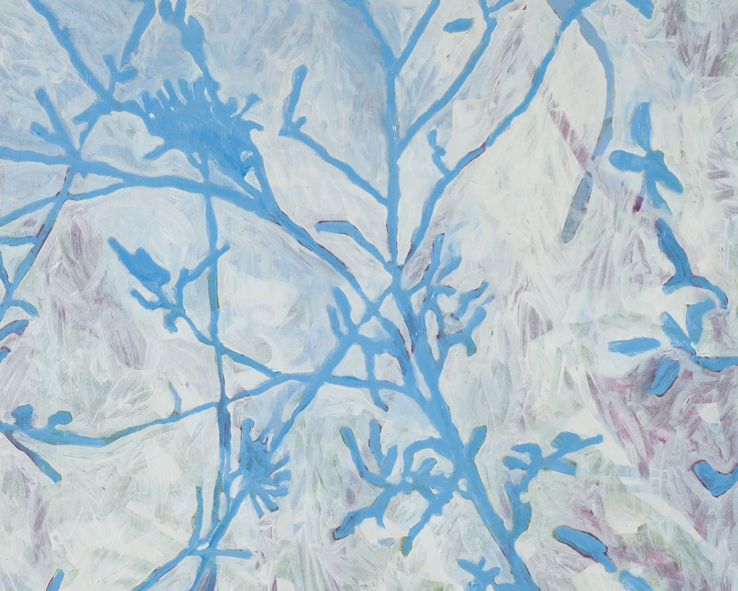 A detail from 'samphire coast', oil and acrylic on canvas.