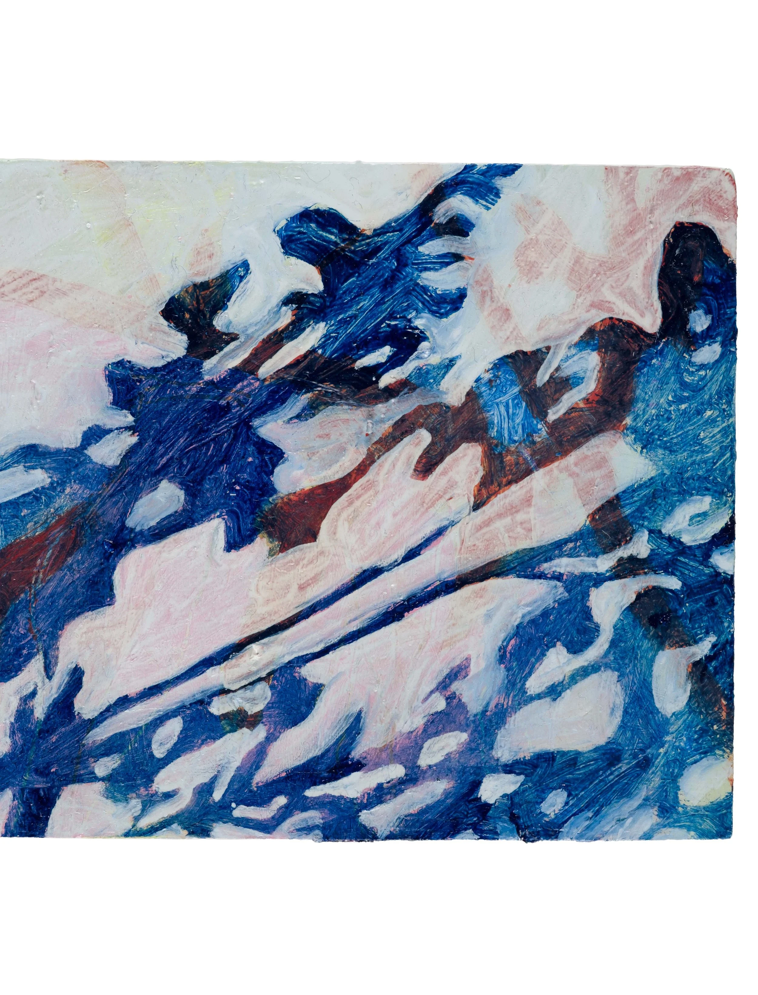 A detail from 'blue speedwell', 2026.