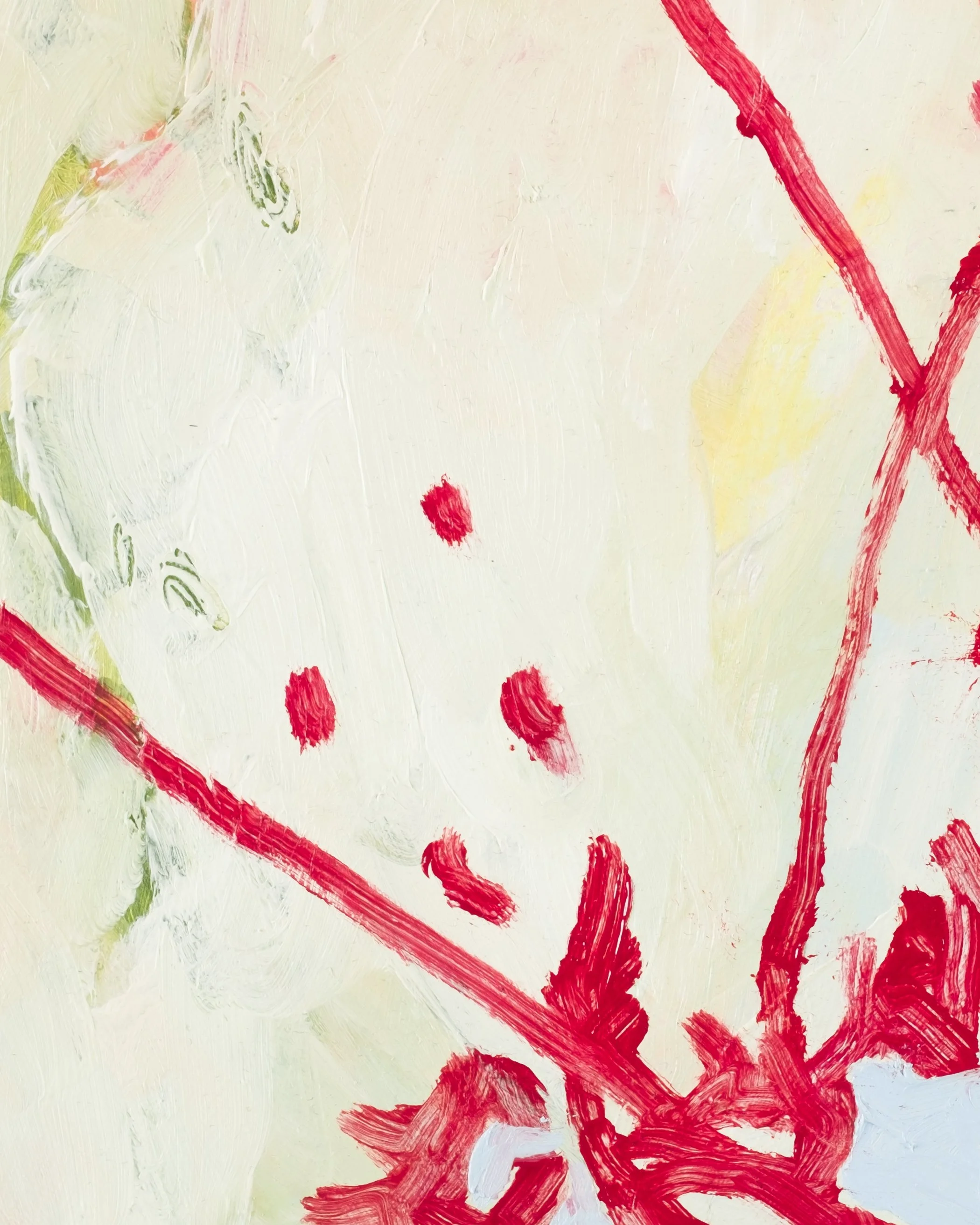 swallows return, detail shot