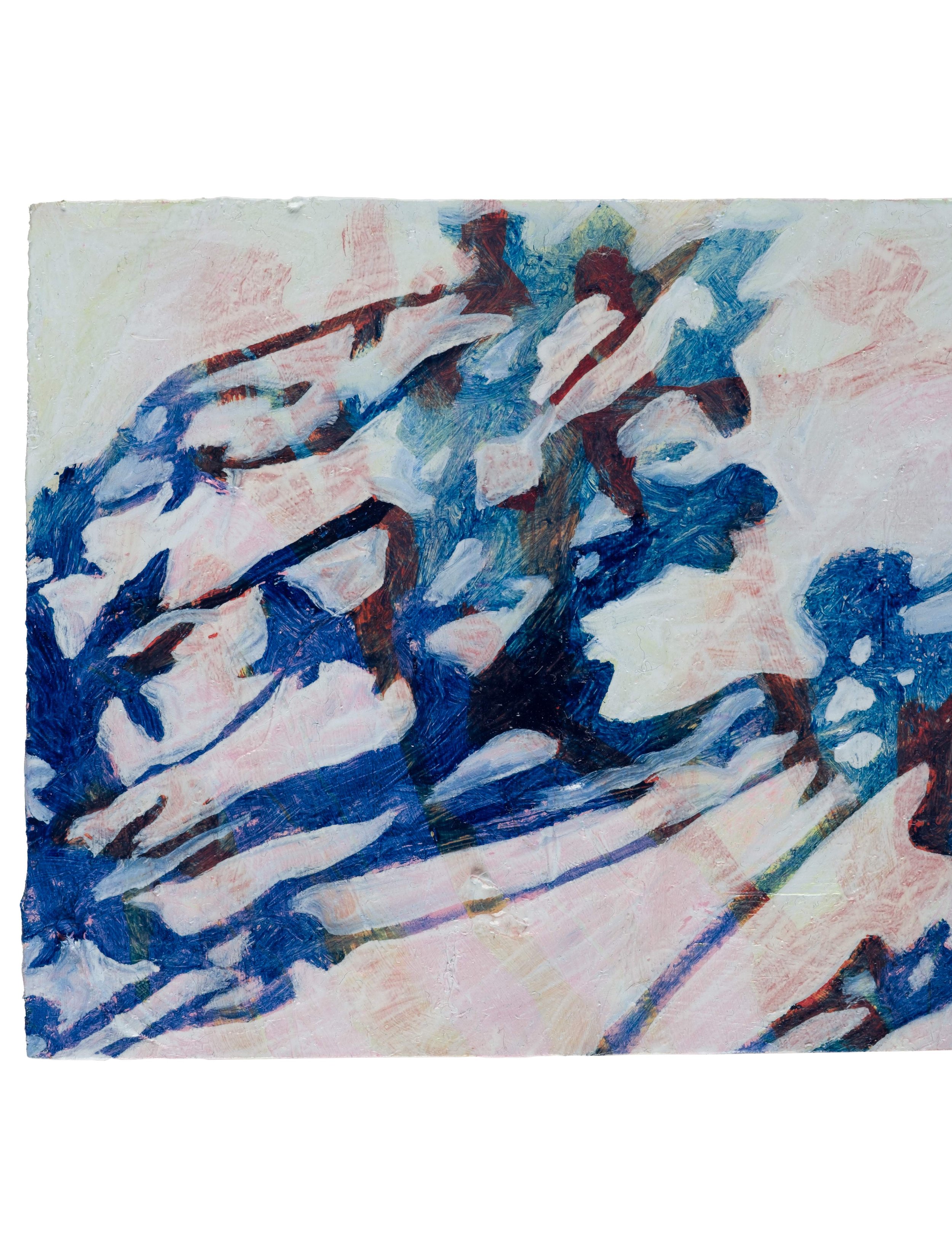 A detail shot of 'blue speedwell', 2026, by Jennah Hart.