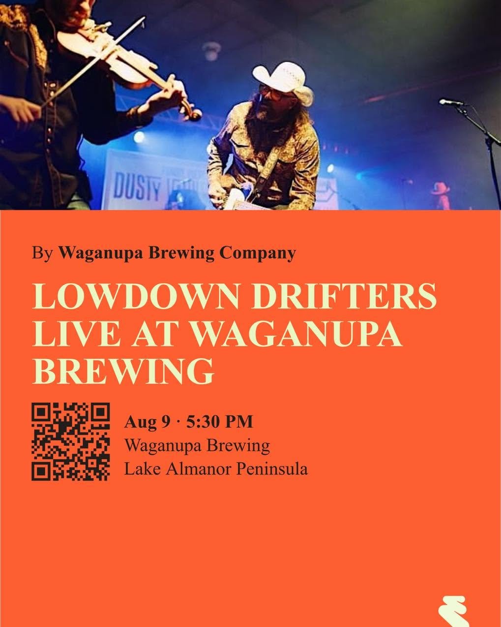 Waganupa Presents - An Evening with The Lowdown Drifters
