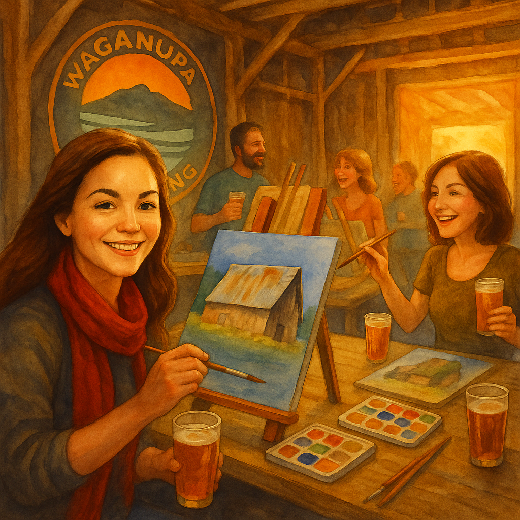 Watercolor Paint Party: Capturing the Soul of the Olsen Barn