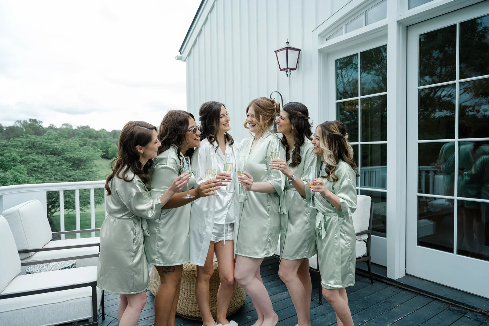 Janezic Silverbridge Photography Spring, Suite, Wedding Party, Green, Getting Ready, Included Furniture