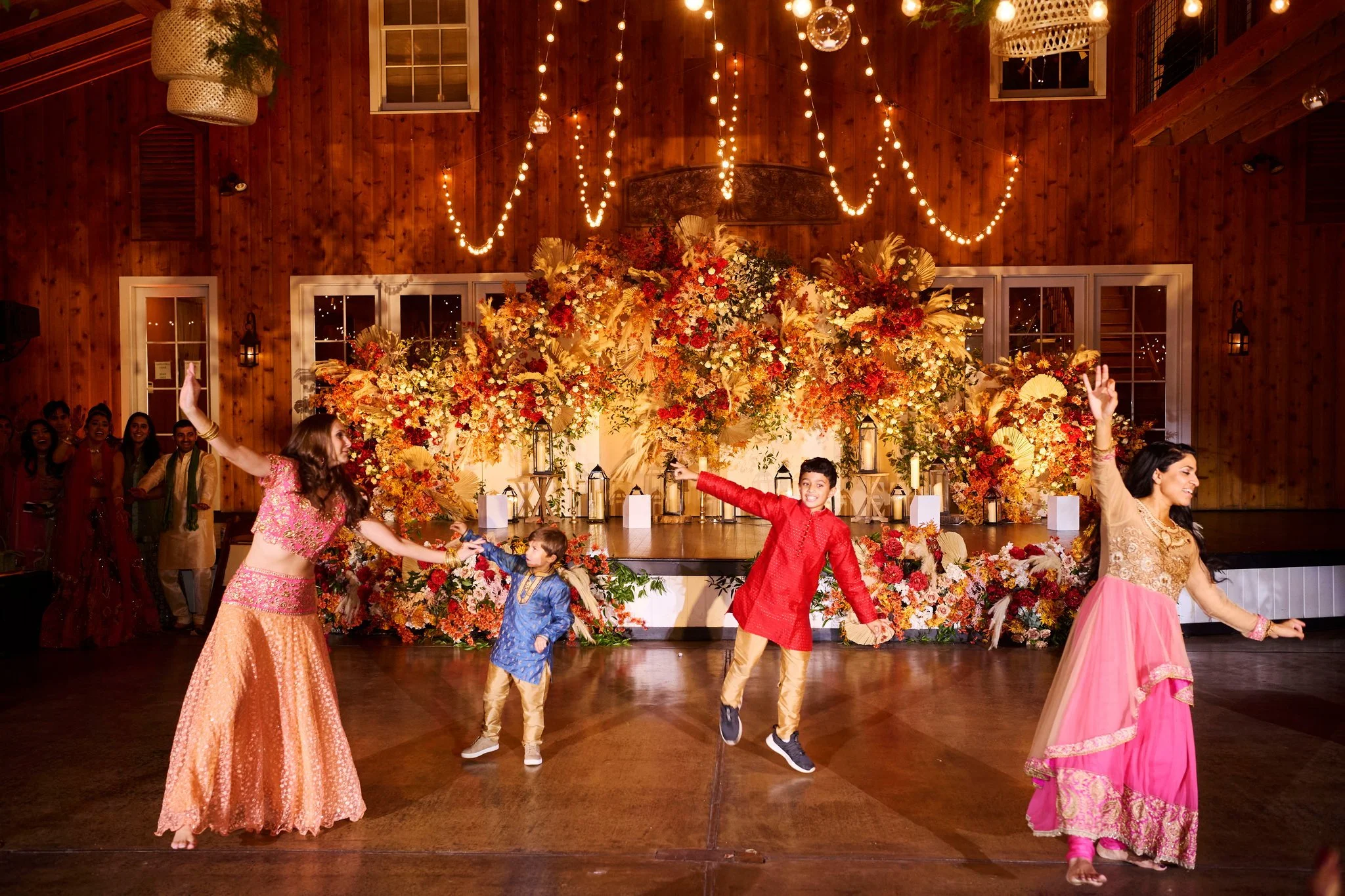 Regeti's Photography Cultural, Barn, Florals, Wedding Party, Lighting, Barn, The Party, Pink, Red, Blue, Orange