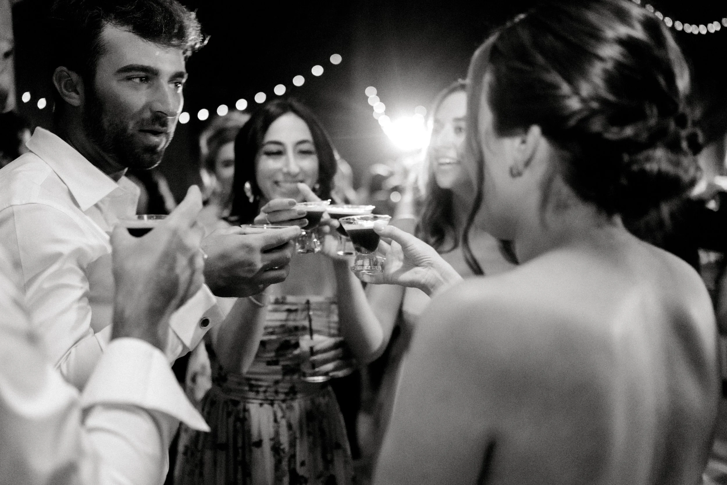 Becca B Photography Summer, The Party, Lighting, Black Tie, Barn