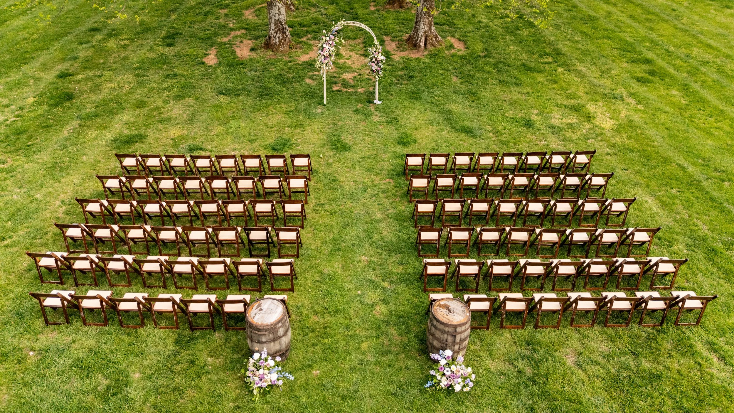 Aaron Watson Photography Spring, Linden Grove, Included Furniture, Romantic, Ceremony, Florals