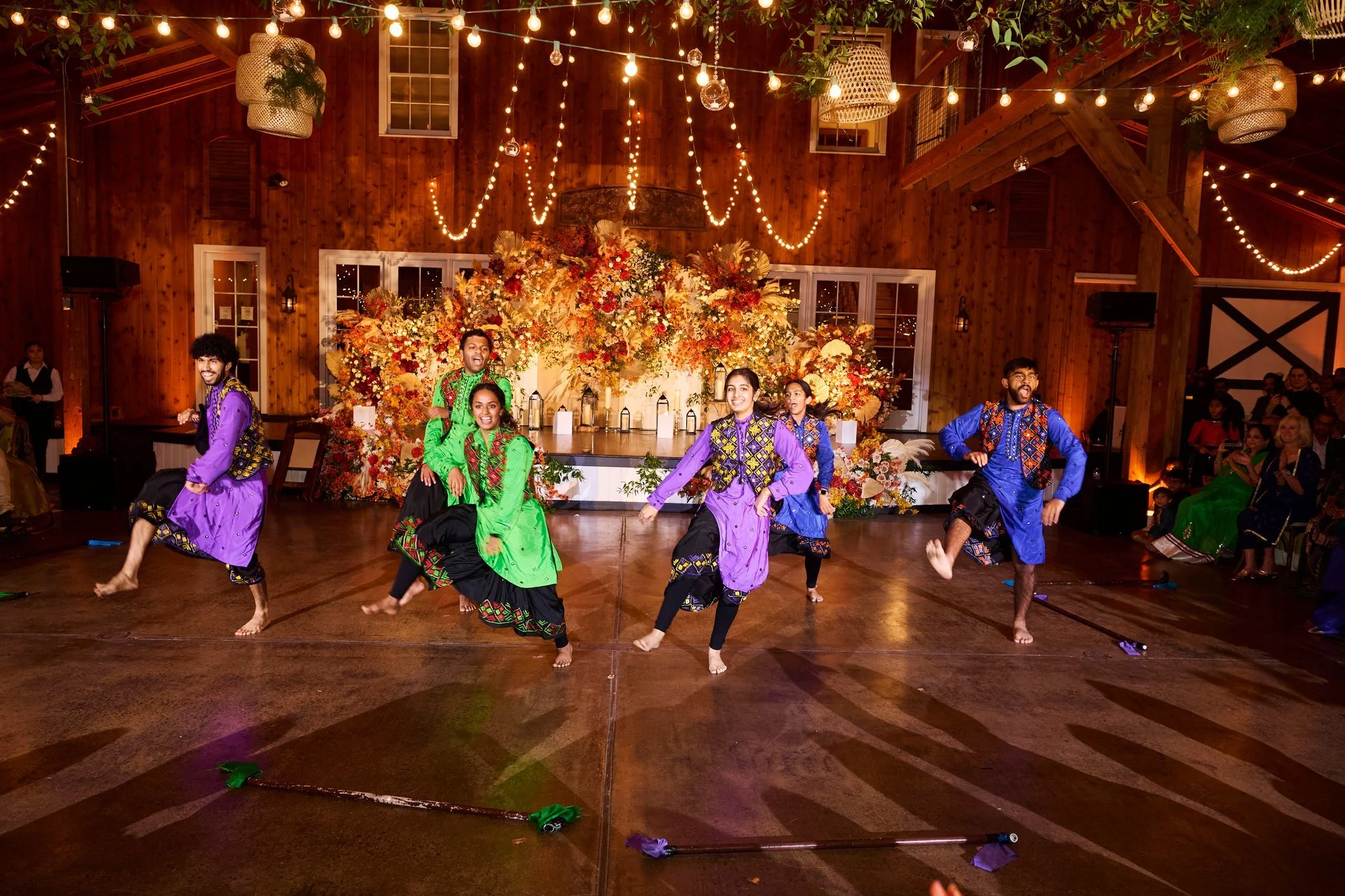 Regeti's Photography Cultural, Barn, Florals, Wedding Party, Lighting, Barn, The Party, Purple, Green, Blue