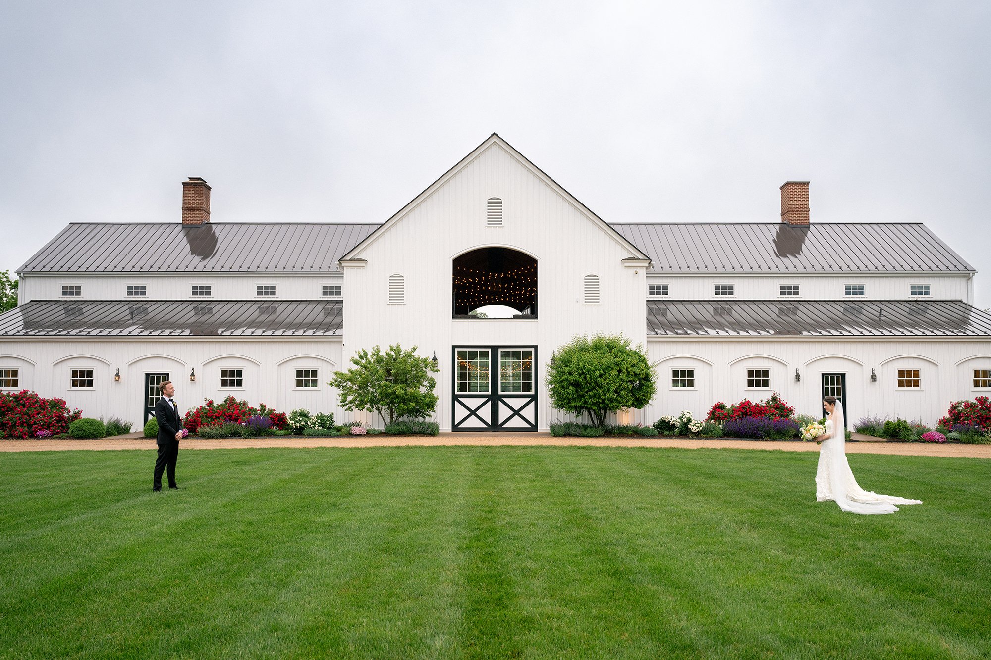 Sera Petras Photography Spring, Classic, Black Tie, Barn, Couple Portraits, White