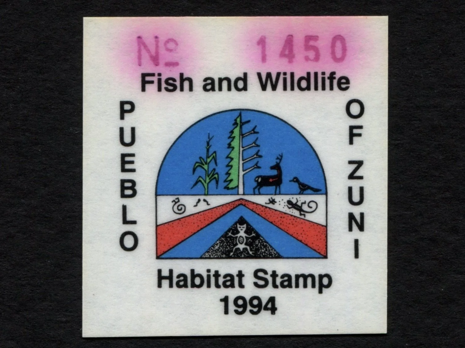 ZUA2V Zuni 1994 Habitat Conservation Stamp