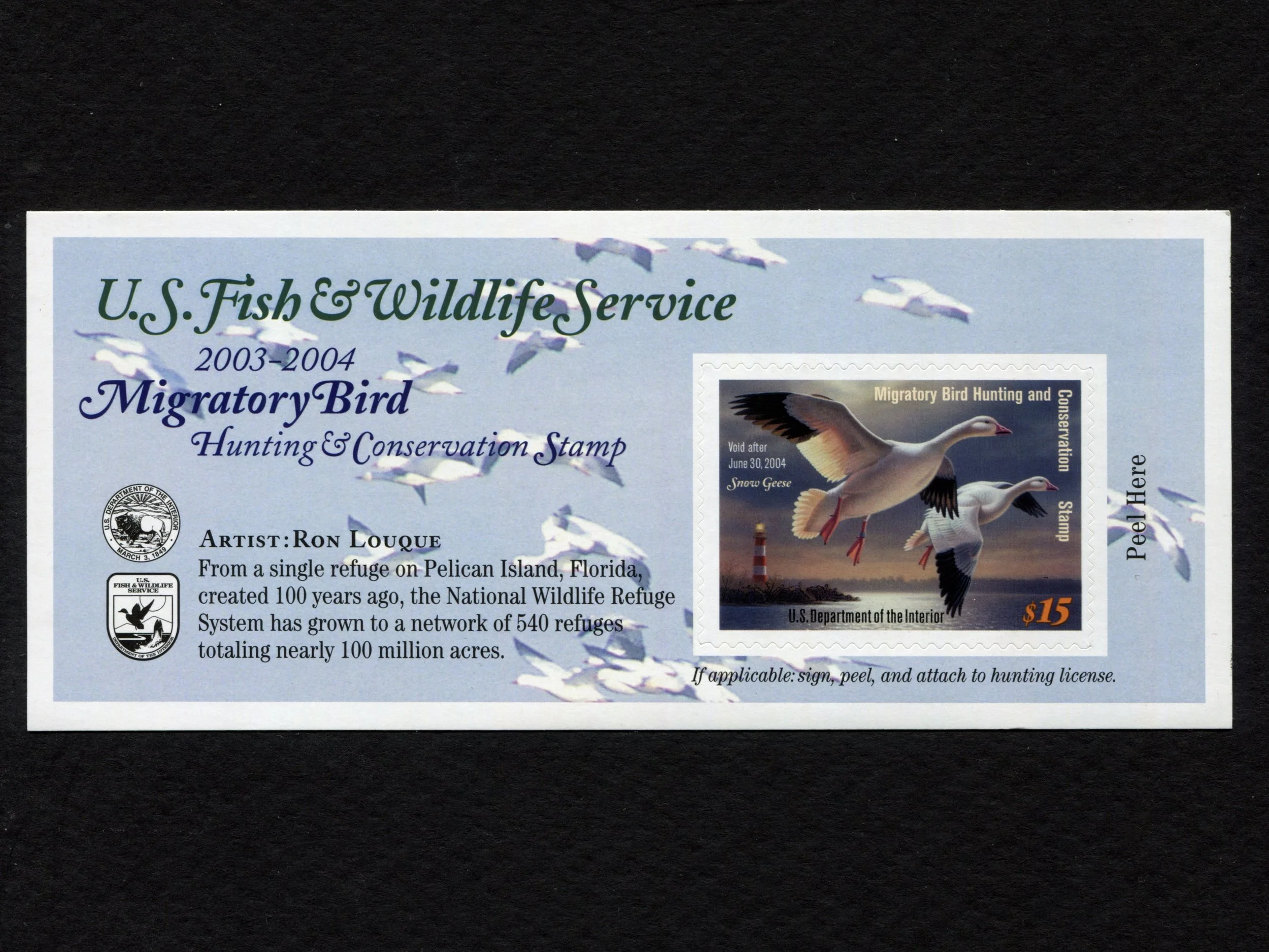 RW70A 2003-04 Snow Geese, Mint Duck Stamp