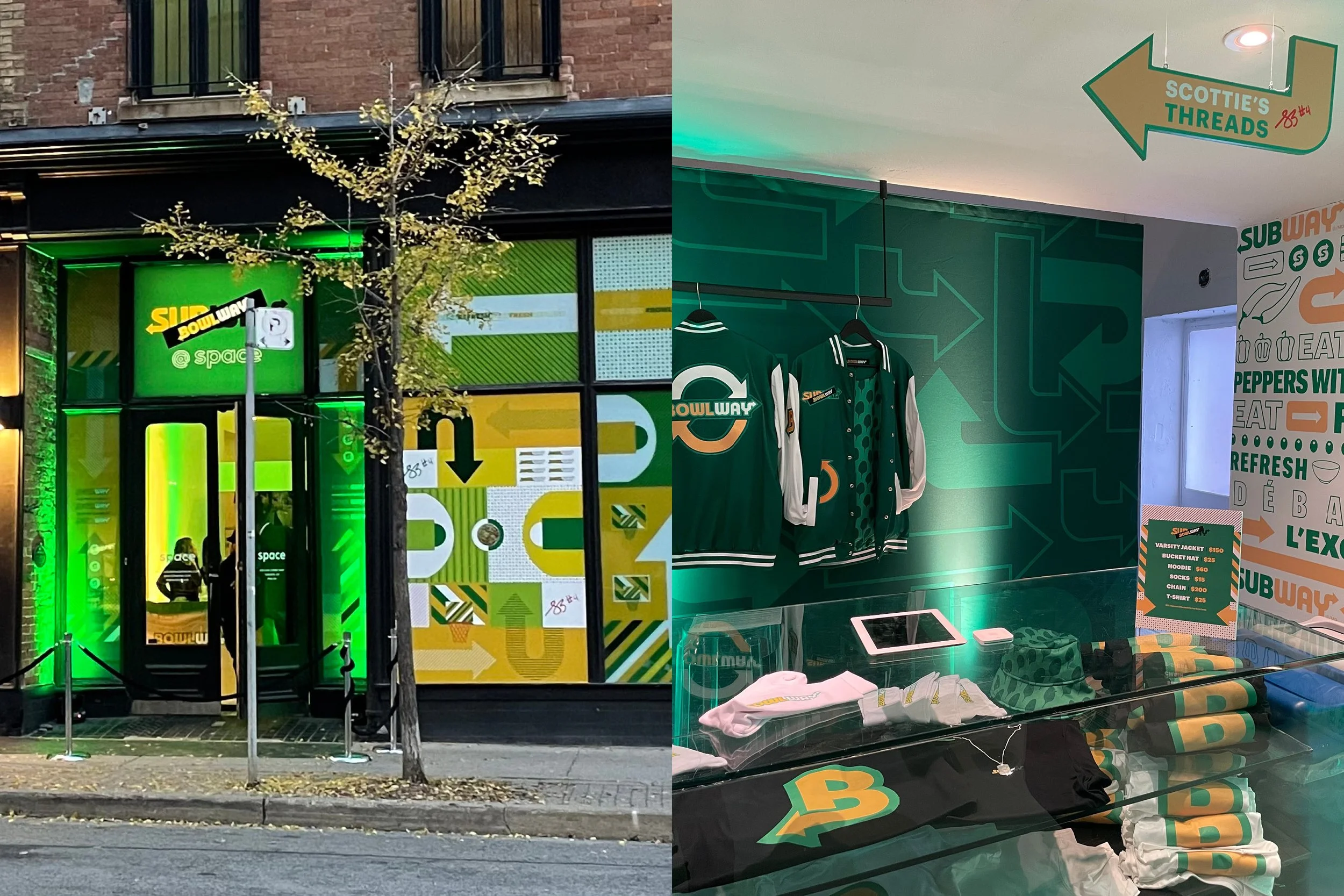  The Bowlway concept extended from TV and social to IRL with a popup and Bowlway merch sold to fundraise for food banks.  
