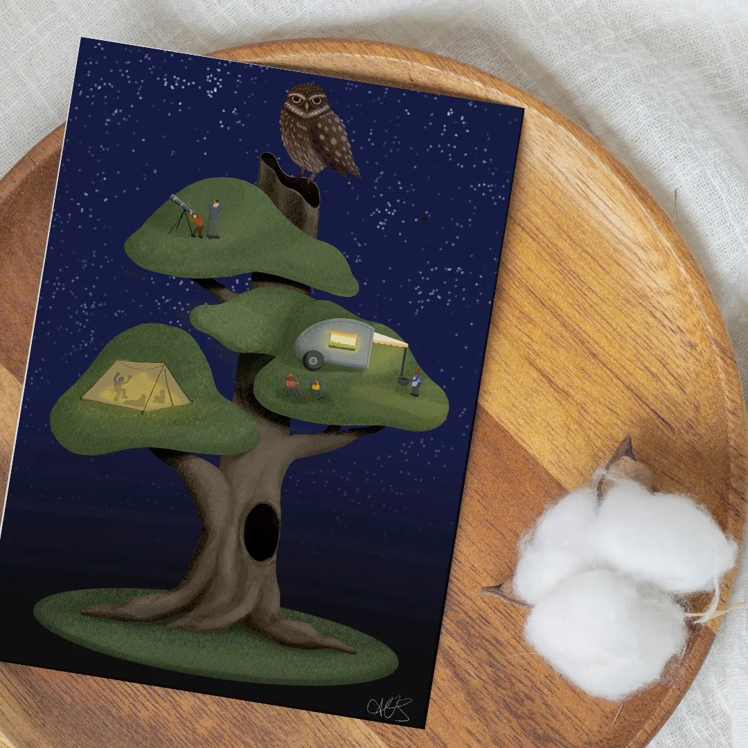 Alison Sanders Treehouse Camping Card 1.jpg