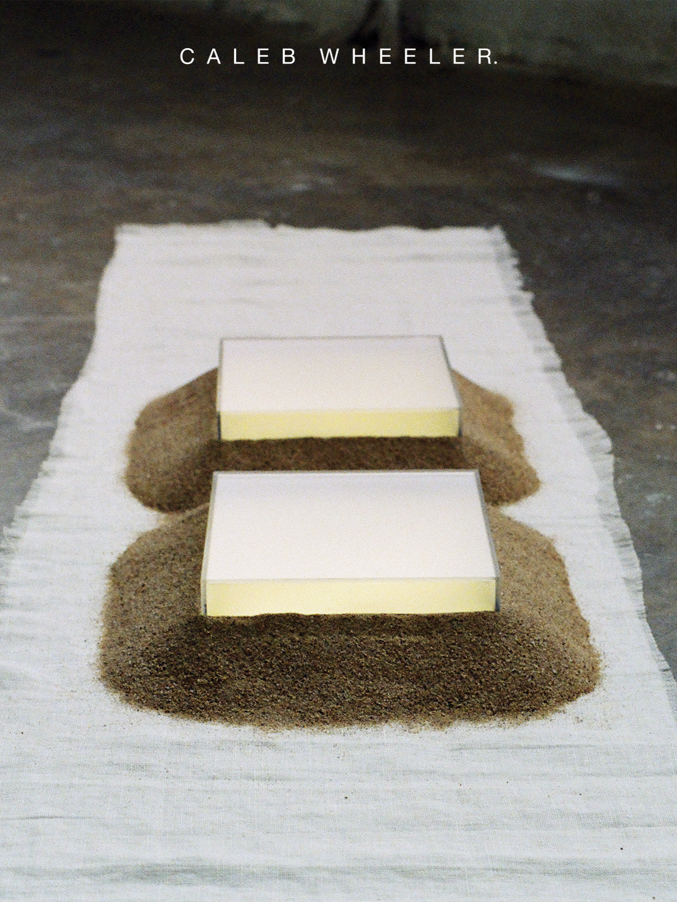 Installation piece by Los Angeles based Caleb Wheeler as part of his show at the San Rafael Art Society group show.