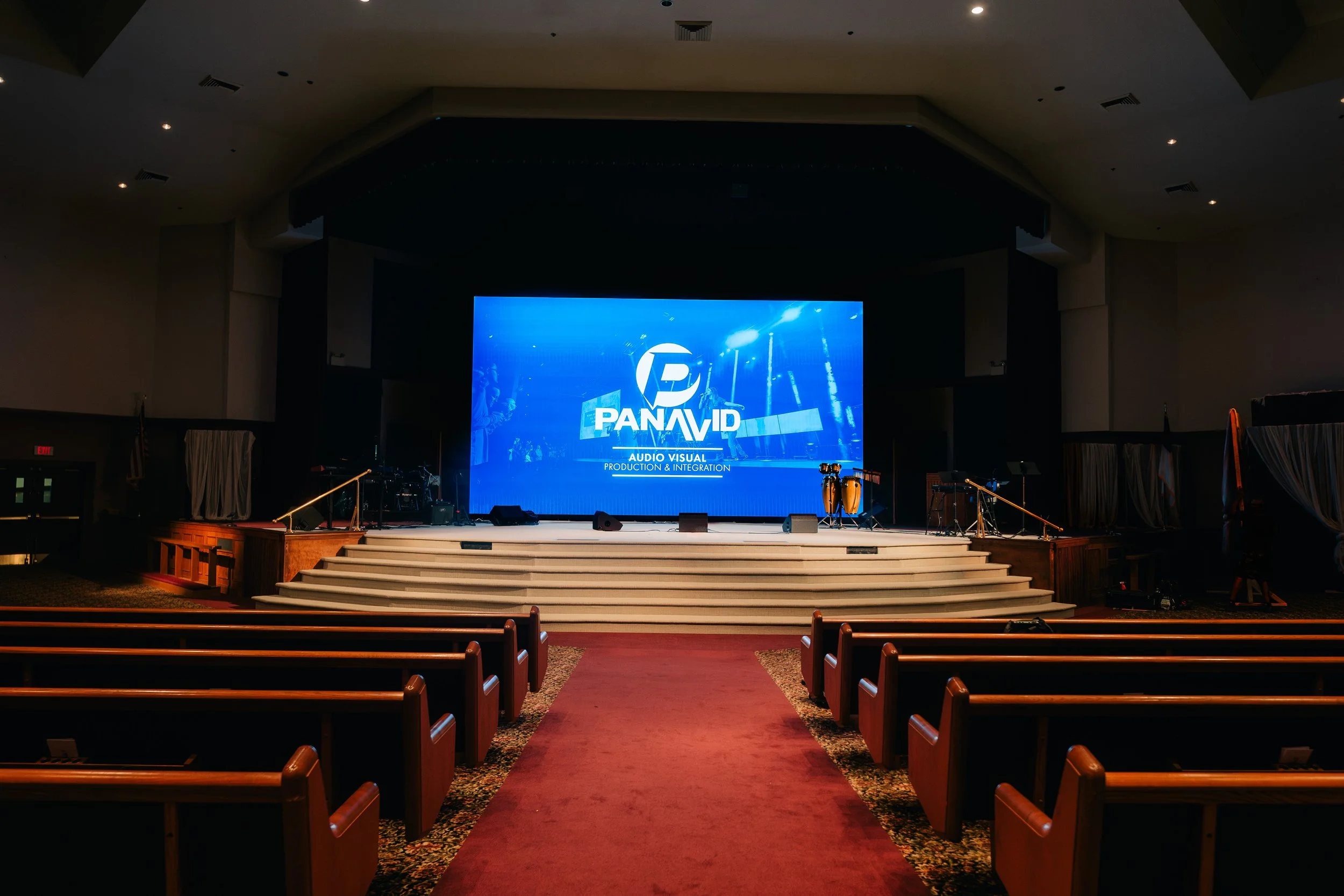 Victory Christian Church LED Wall Install