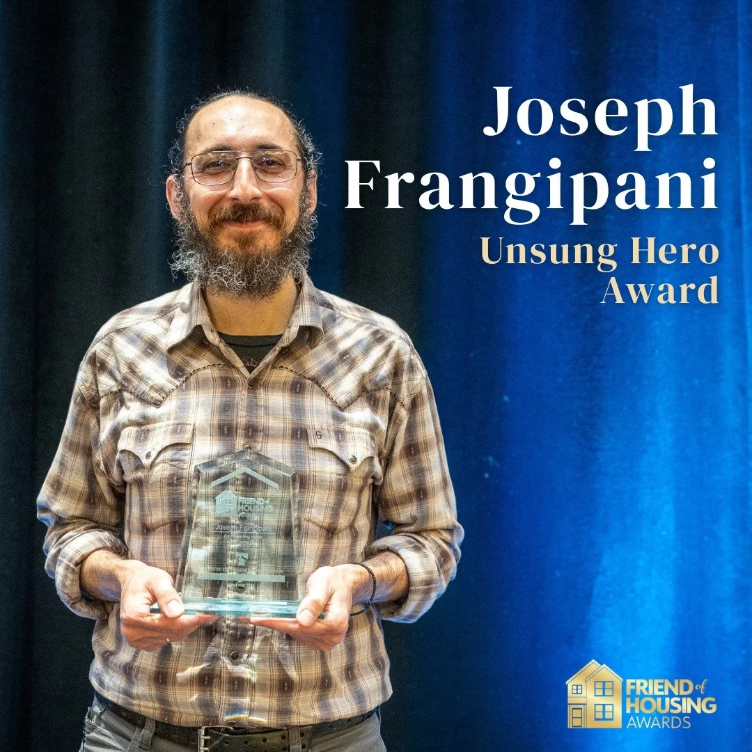 Joseph Frangipani Wins Friend of Housing Award