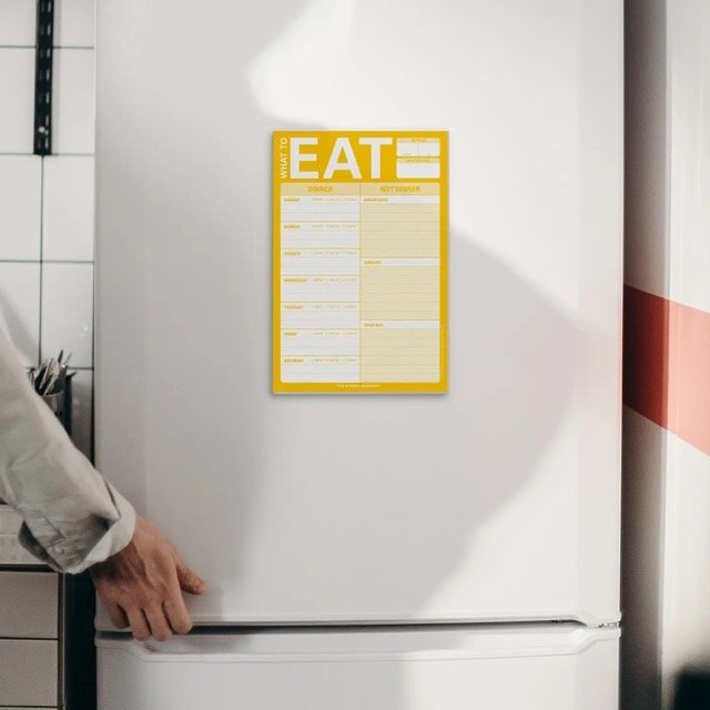 What To Eat Menu Planning Magnet Pad