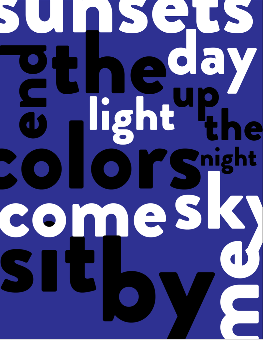 Typographic Collages