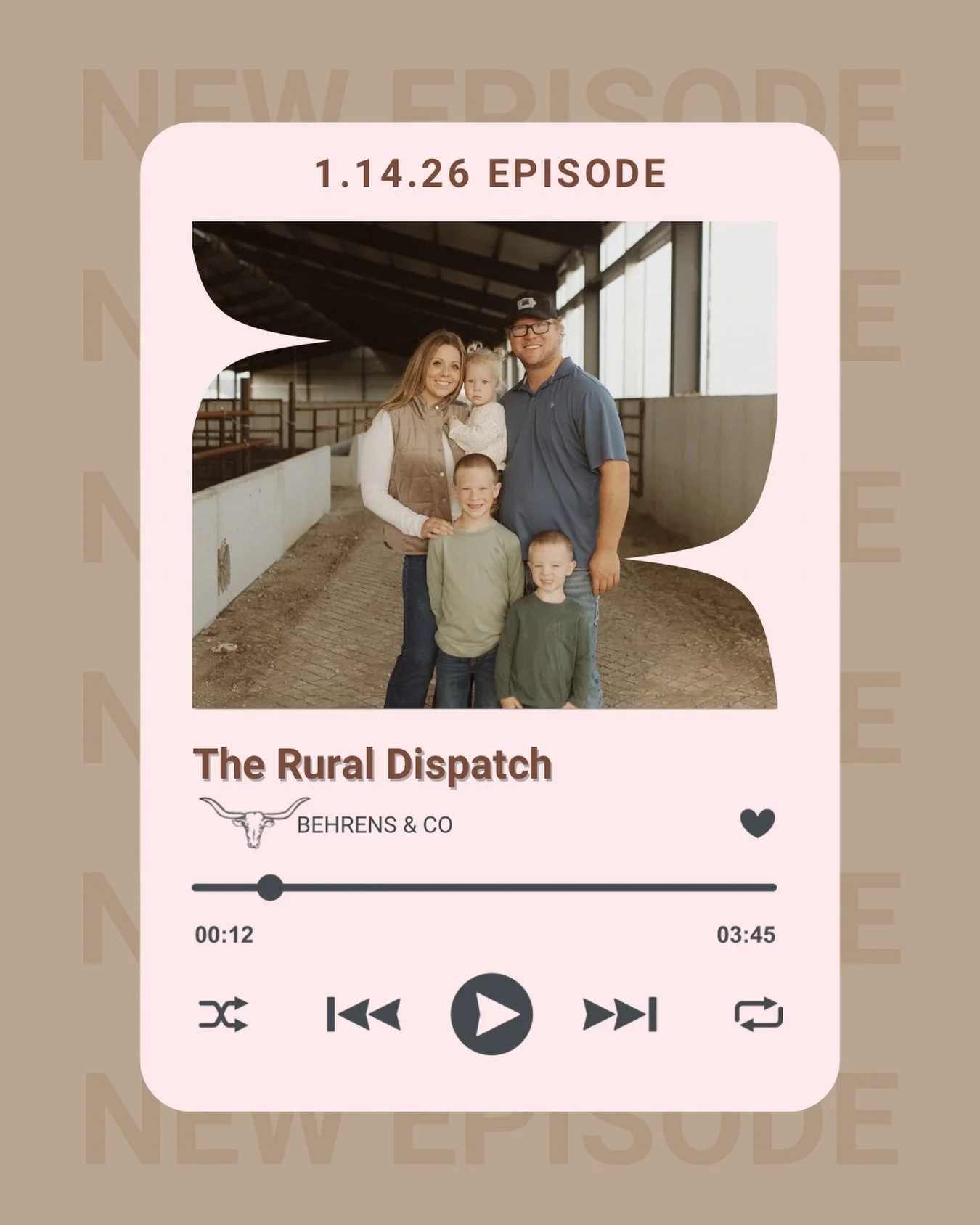 Ever wonder what it really takes to run a modern, diversified farm? Or what goes into getting that steak on your table? 🥩

This week on The Rural Dispatch, we&rsquo;re taking you behind the scenes with @abcbeef.iowa. We talk busy days, big decisions
