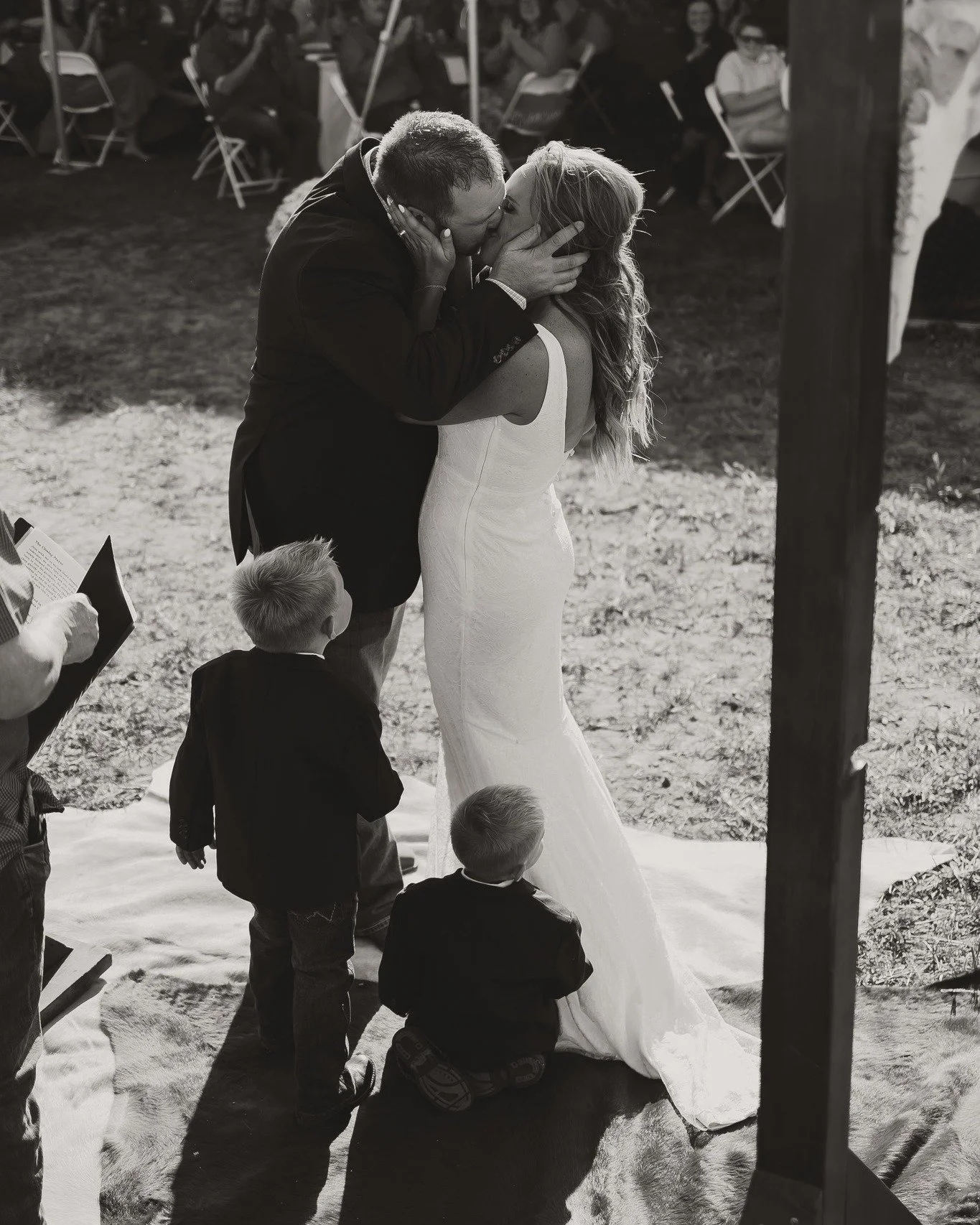 We are unplugged until further notice 🌴

Technically we're on a friend trip...will probably count this as our honeymoon though. Depends on how much smoochin' goes on. Seems like as good a time as any to share some more wedding pics. 

Leave us all t