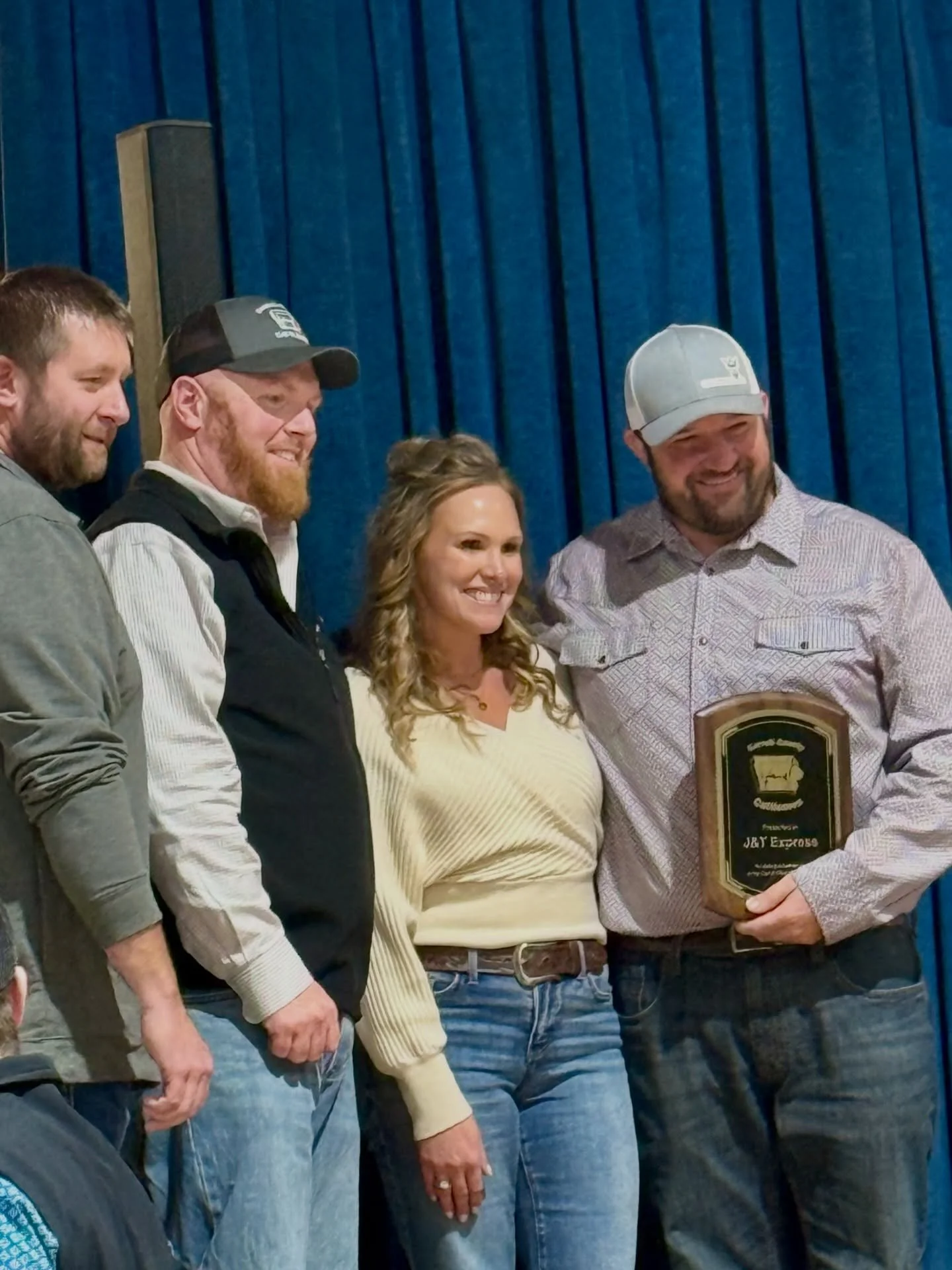 Last weekend J&amp;T Express was recognized with the Holy Cow Award at the Carroll County Cattlemen&rsquo;s Banquet.

To say we were shocked would be an understatement. We&rsquo;re truly honored by the recognition. Supporting our cattlemen is one sma
