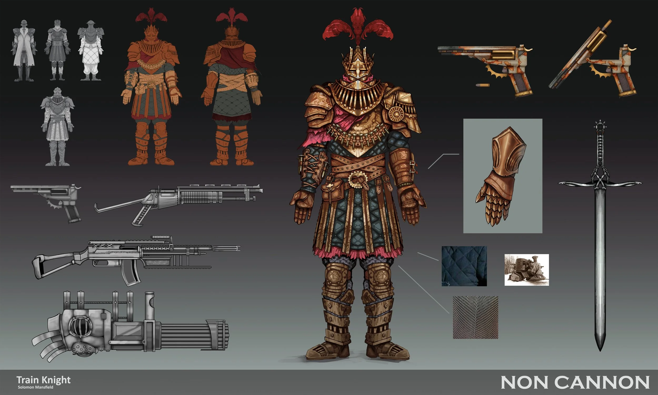 "Train Knight" Concept Art