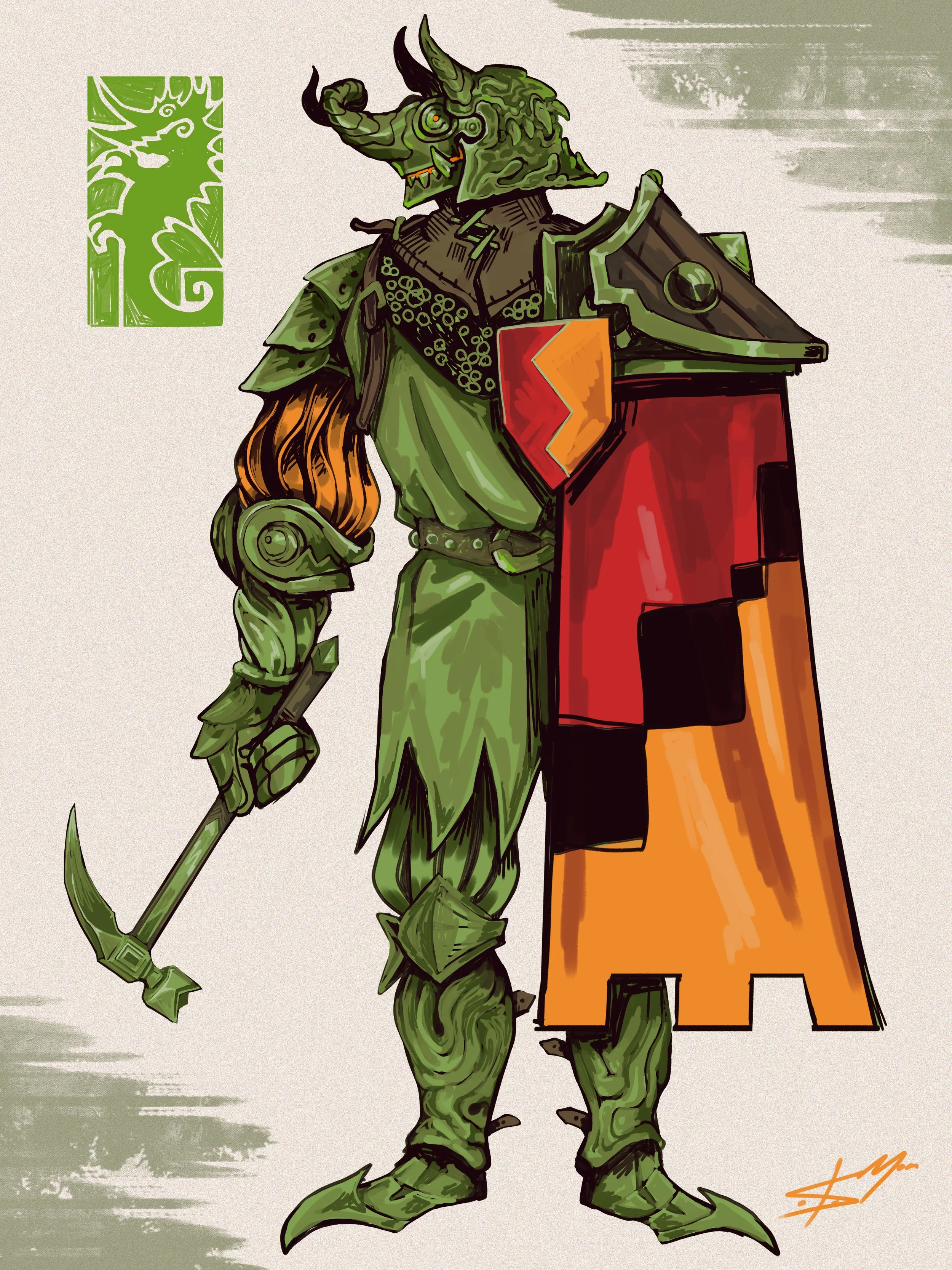 Green Knight Art Challenge
