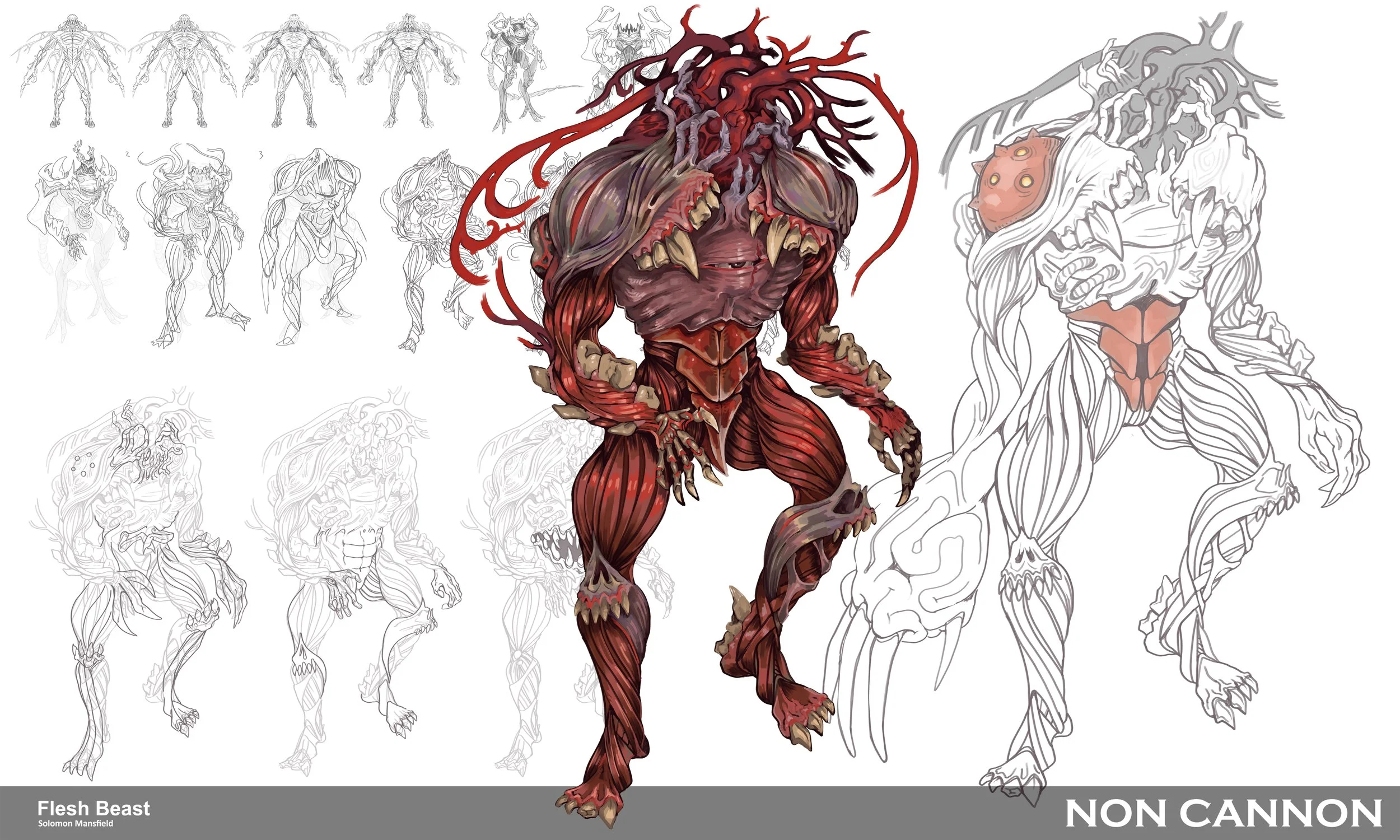 "Flesh Beast" Concept Art