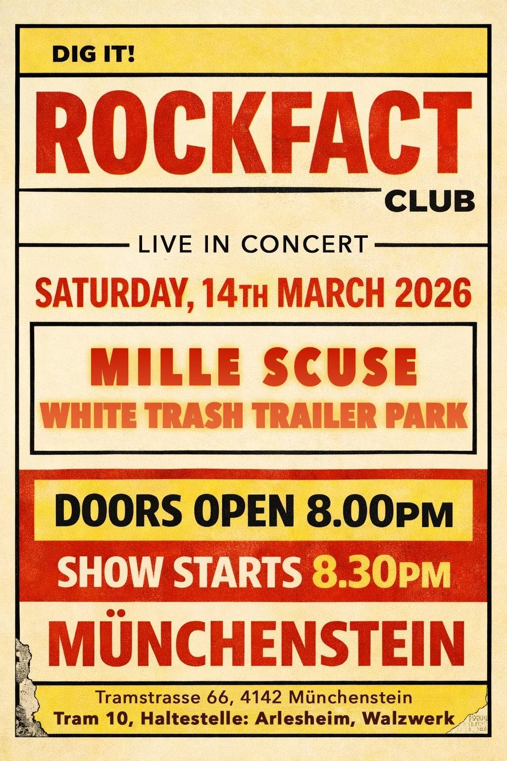 MILLE SCUSE (CH) | WHITE TRASH TRAILER PARK (CH)