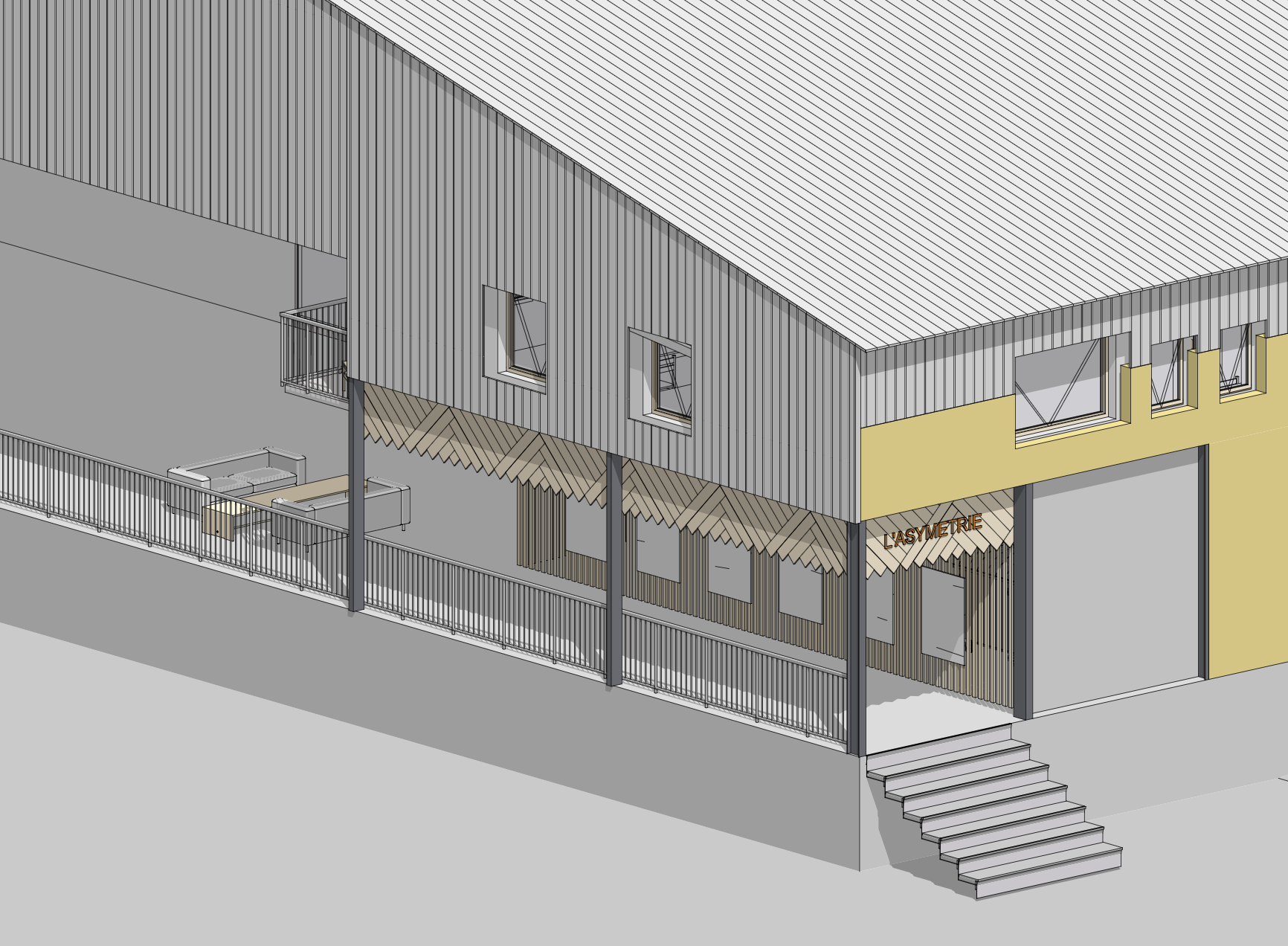 e.p.architectes - Crest, Aouste-sur-Sye - Axo ext.png