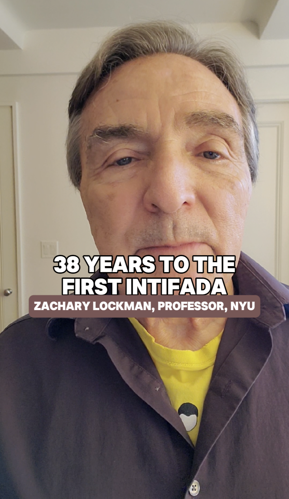 "38 Years To The First Intifada" - Dr. Zachary Lockman (New York University)

 
Prof: Dr. Zachary Lockman, Topic: History, Topic: Gaza / Jerusalem / West Bank, Topic: Violence, Topic: Annexation/ Apartheid, Time: 1967 - 2000, Gaza Crisis, West Bank, 